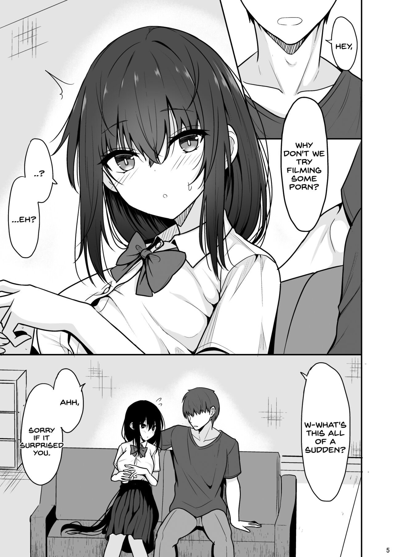 Otonashii Kanojo ga AV Satsuei Gokko de Nakadashi ga Daisuki na Dosukebe ni Naru made page 4 full