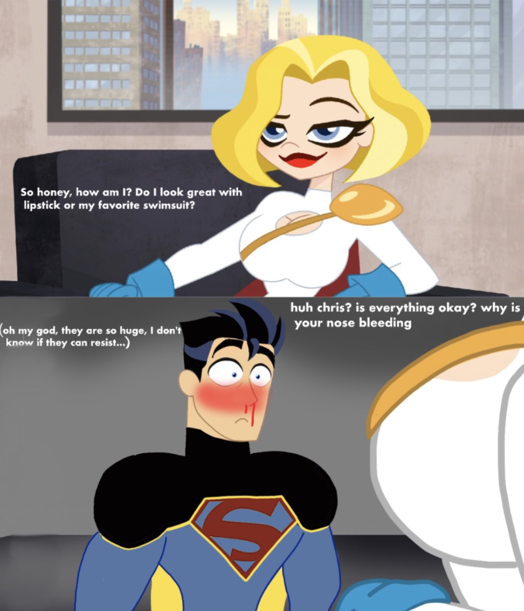 SuperPrime x Power Girl page 1 full