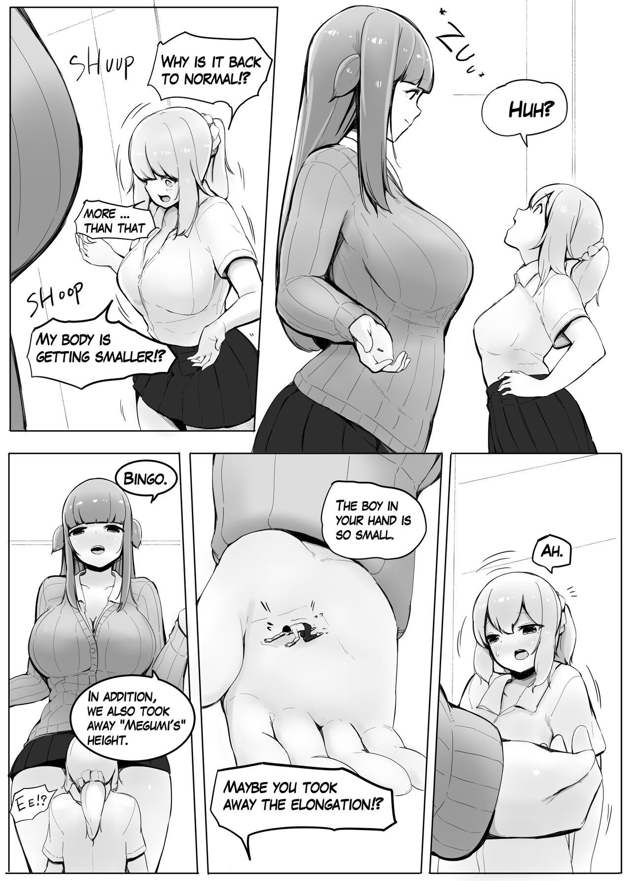 The Girl Takes My Height. 2 page 3 full