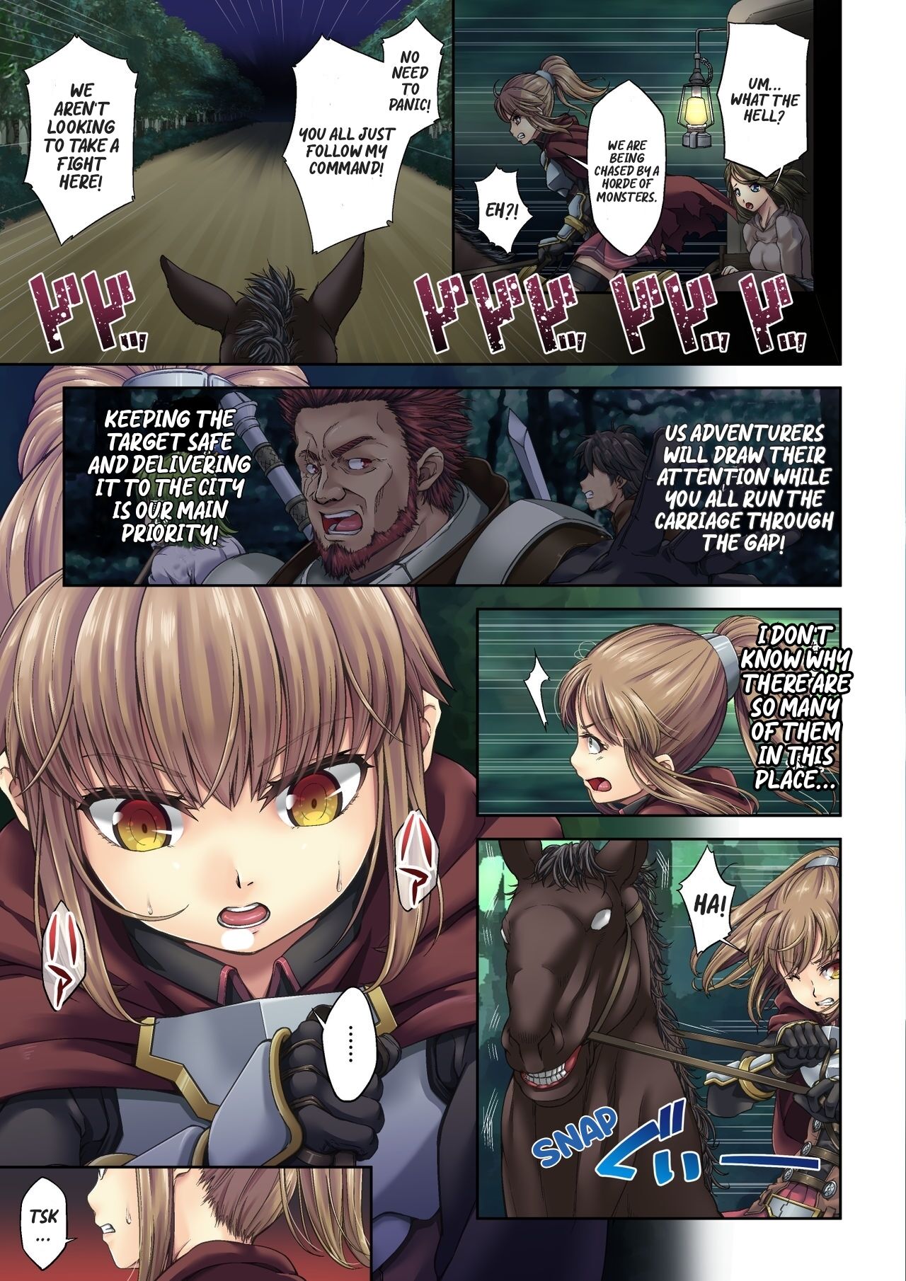Kakedashi Boukensha no Matsuro 1  Onna Kishi Minarai page 5 full