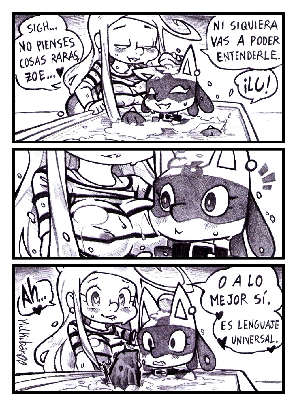 Cuidame al Lucario 1 & 2 page 3 full