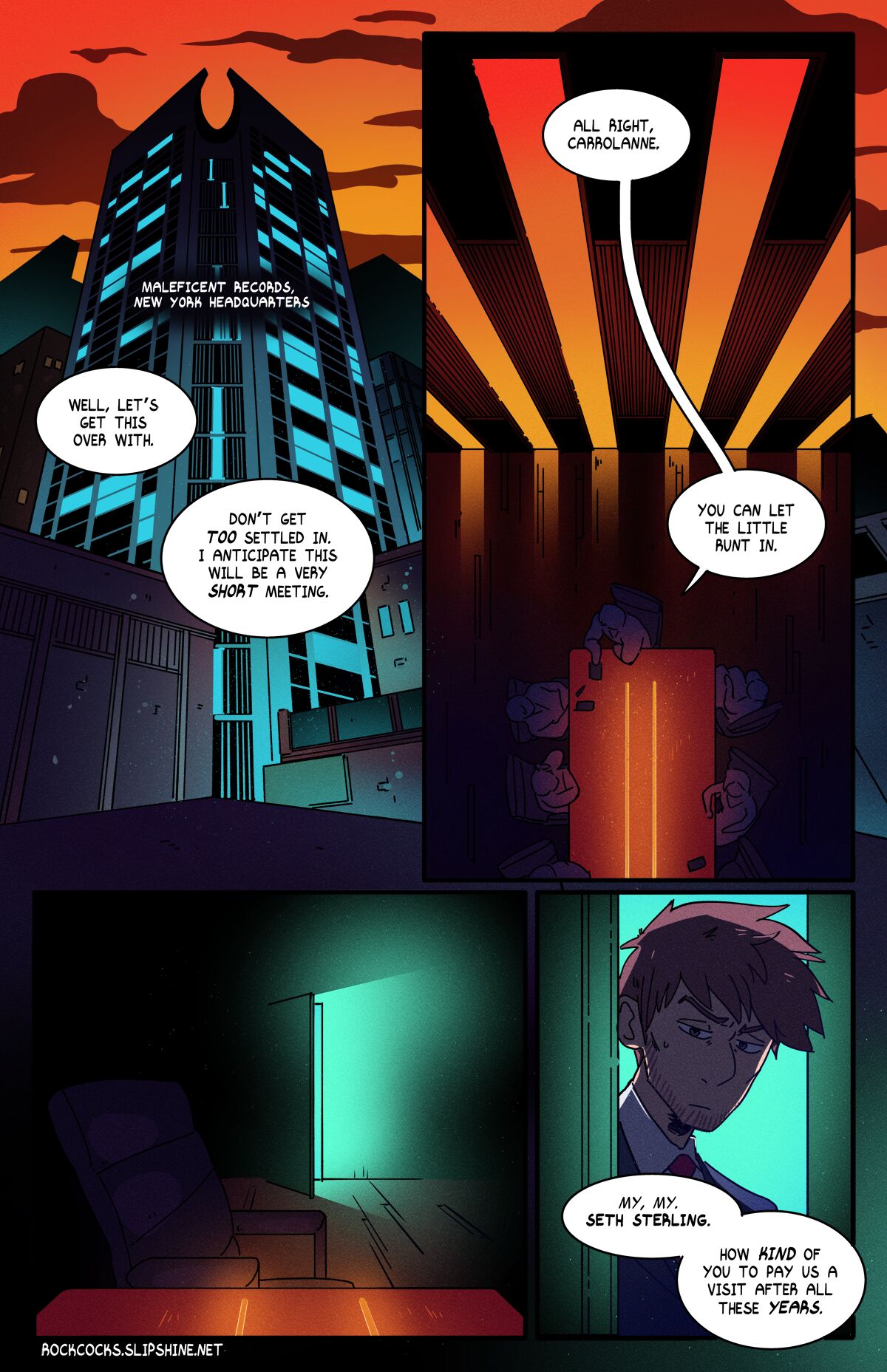 The Rock Cocks - Track 15: Bonfire Fantasy page 1 full