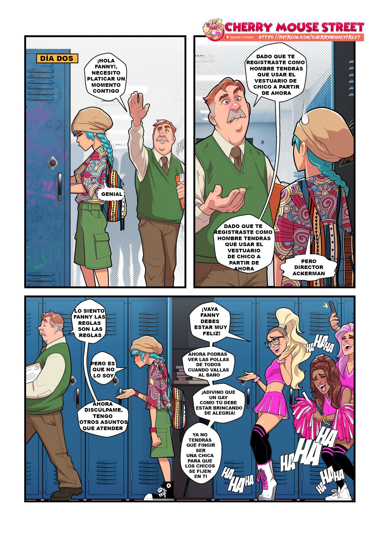 Fanny Bad Cheerleader page 3 full