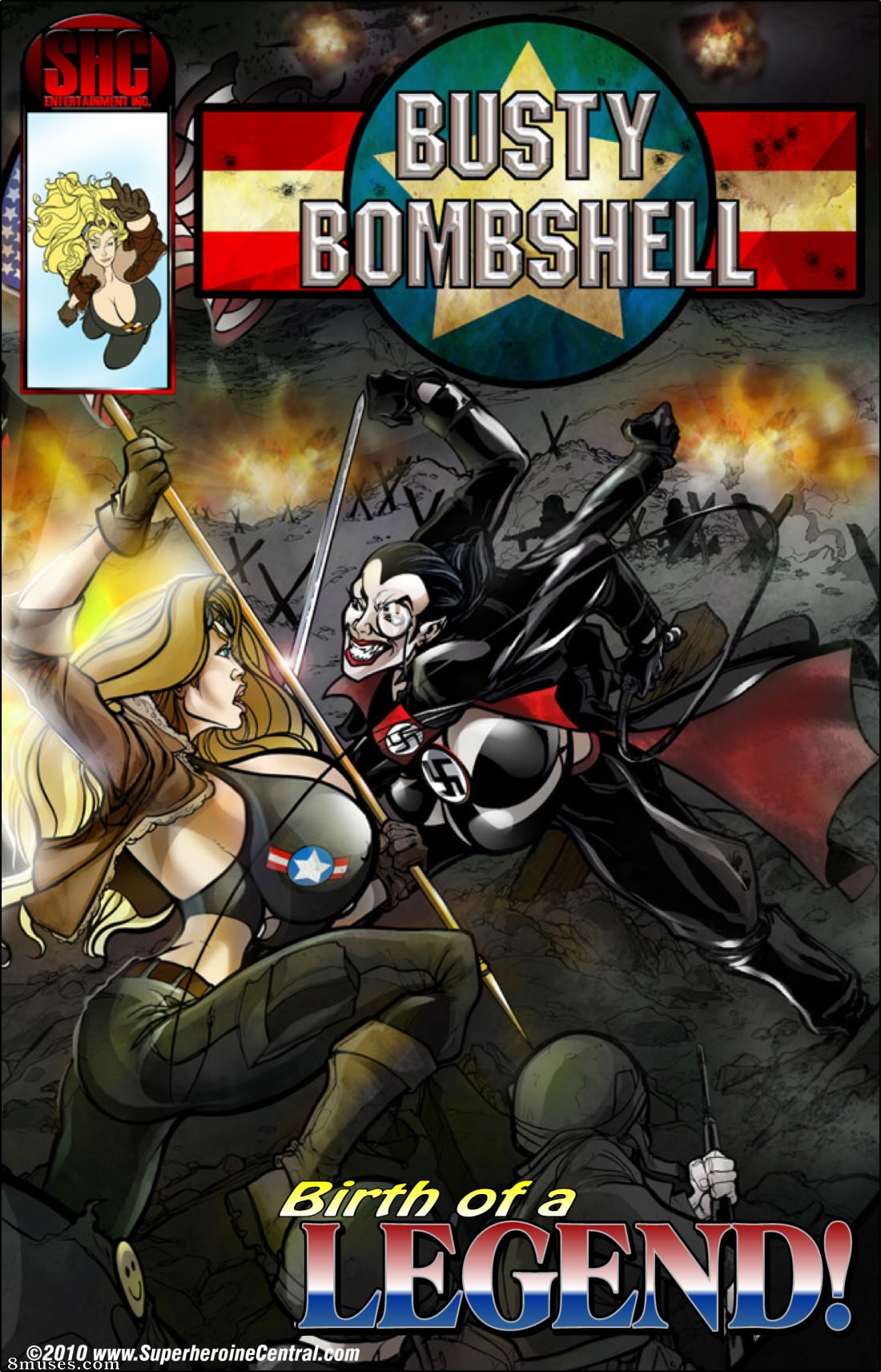 Busty Bombshell - Birth of a Legend page 1 full