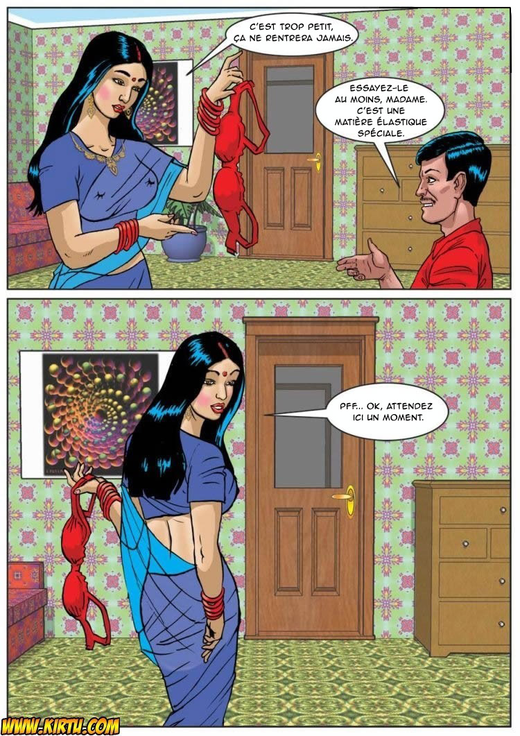 Savita Bhabhi 001 - Vendeur de soutiens-gorge. page 5 full