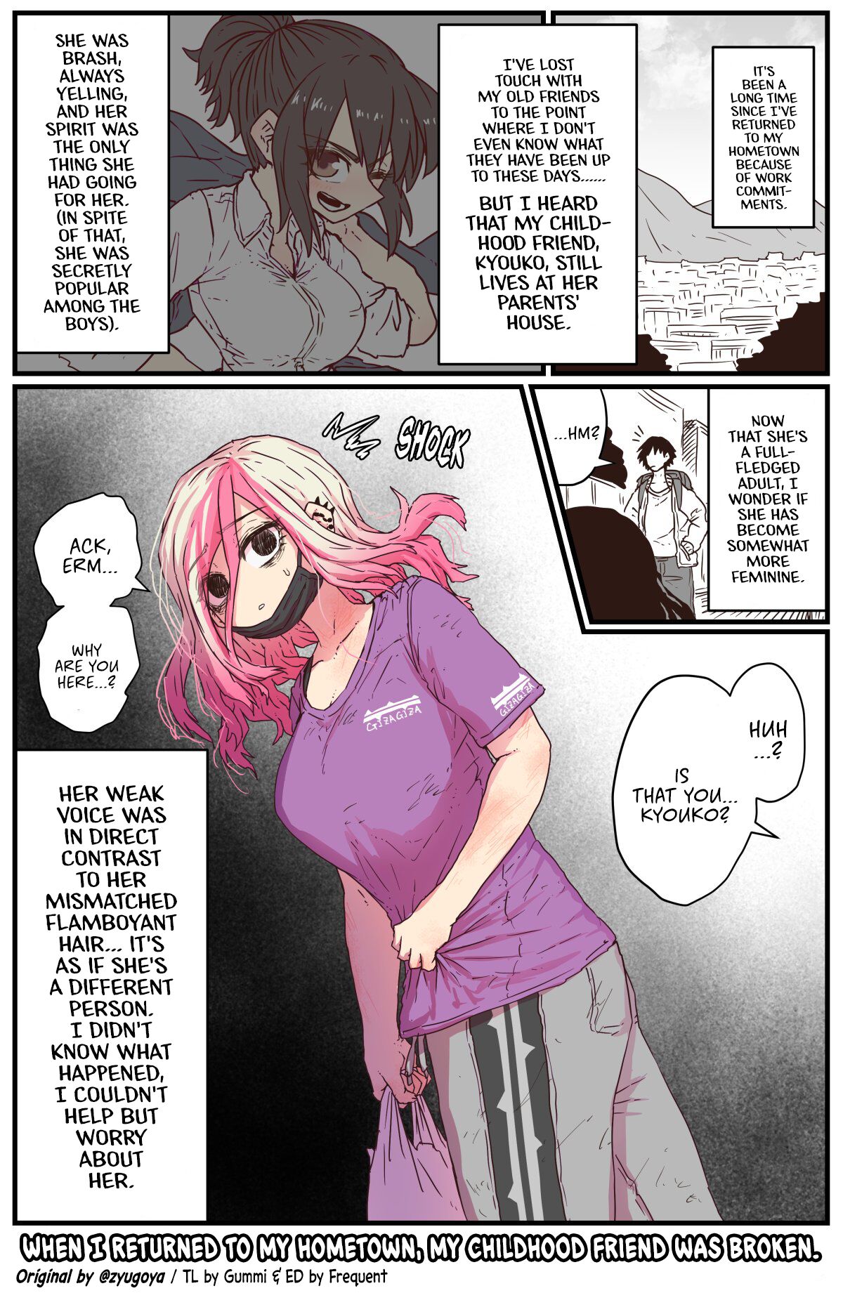 When I Returned to My Hometown, My Childhood Friend was Broken page 1 full