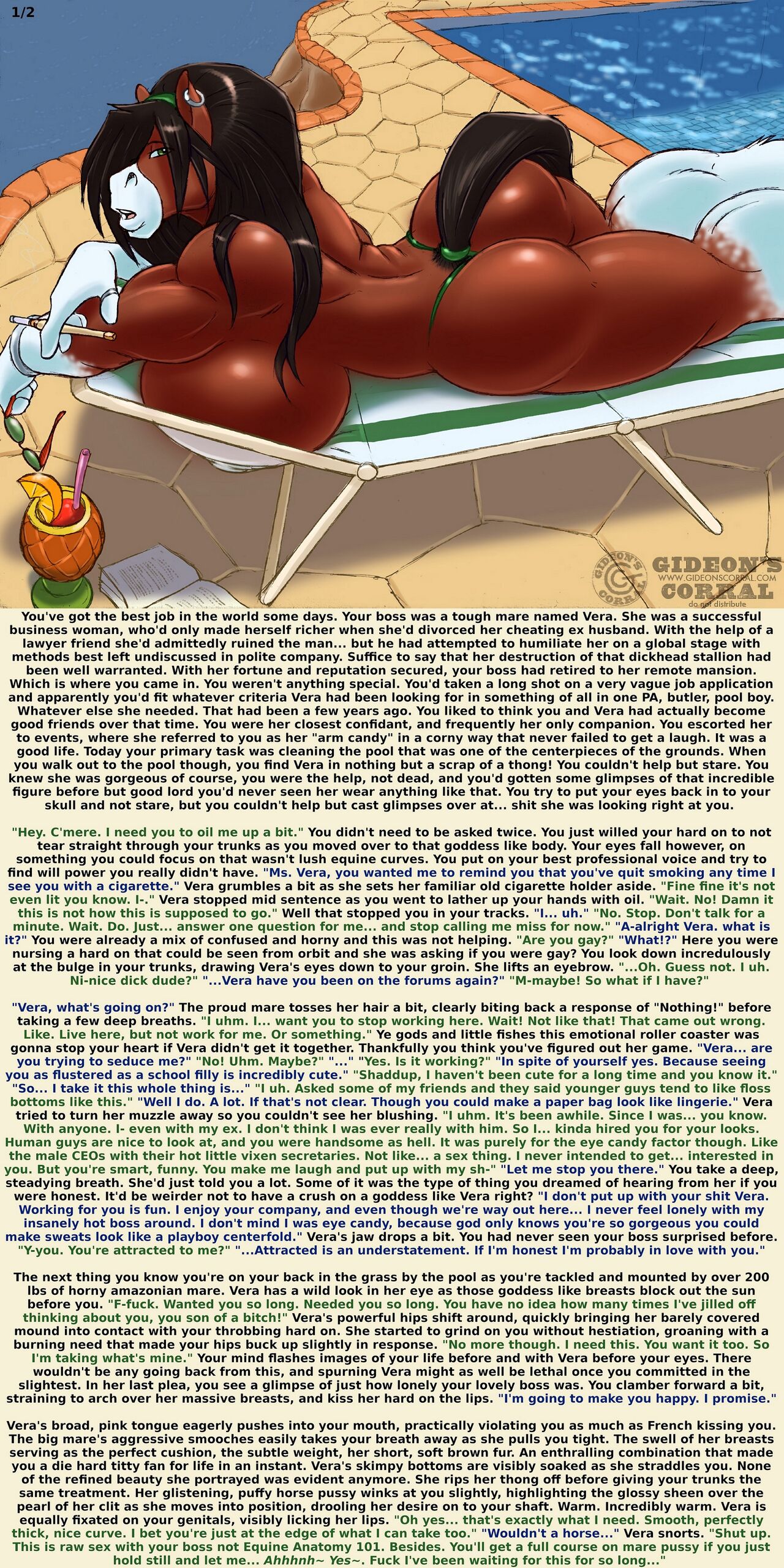 Horse JOI/Captions page 3 full
