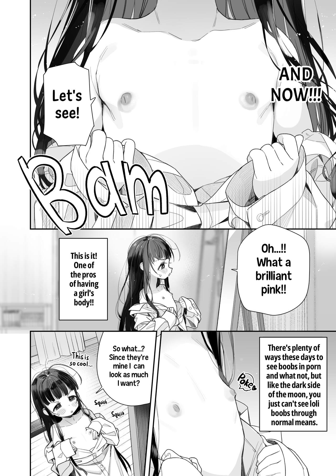TS Loli Oji-san no Bouken Onanie Hen | Adventures of a Guy who Turned Into a Loli! Masturbation Arc page 9 full