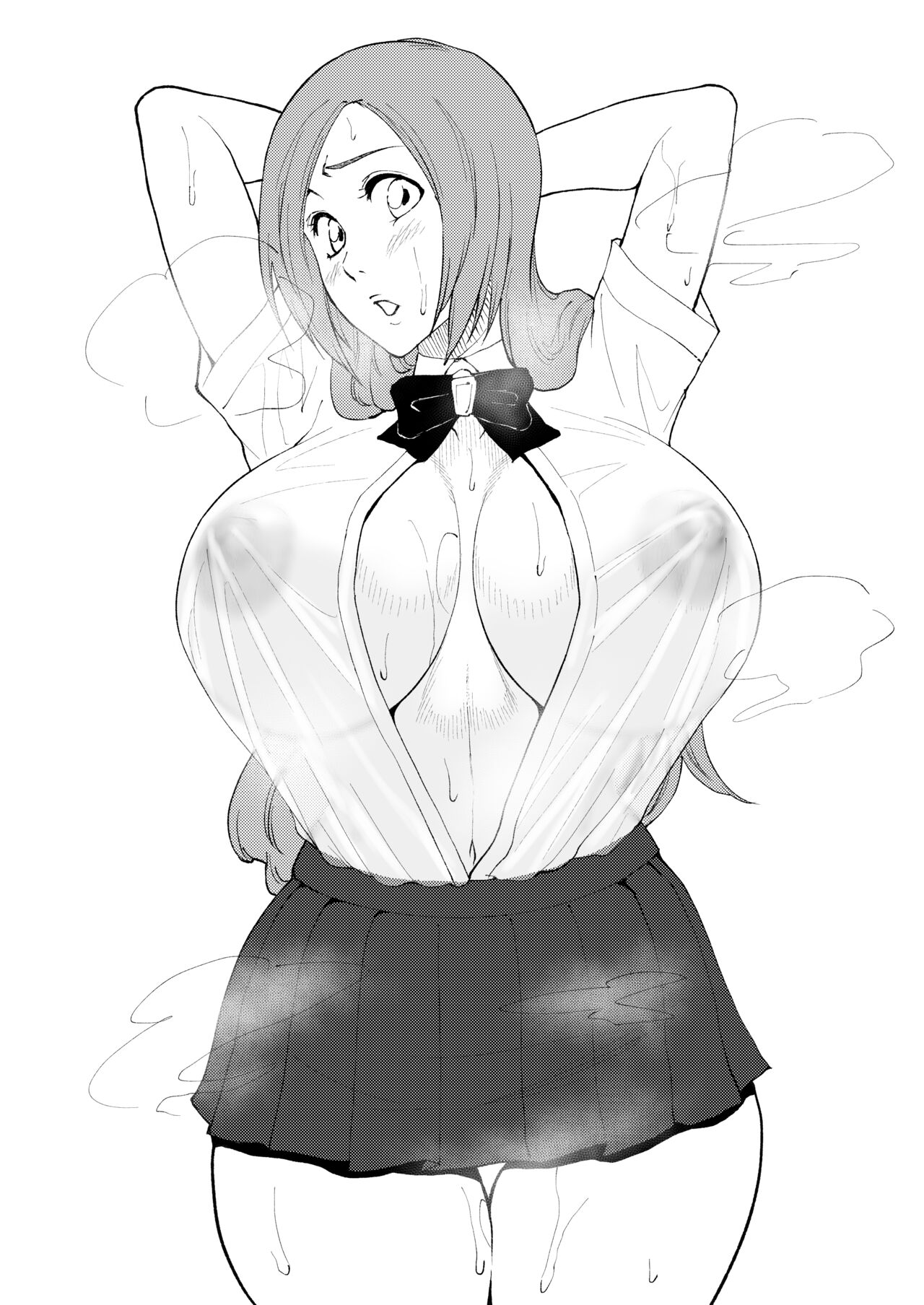 orihime/matsumoto/yoruichi schoolgirl uniform page 8 full