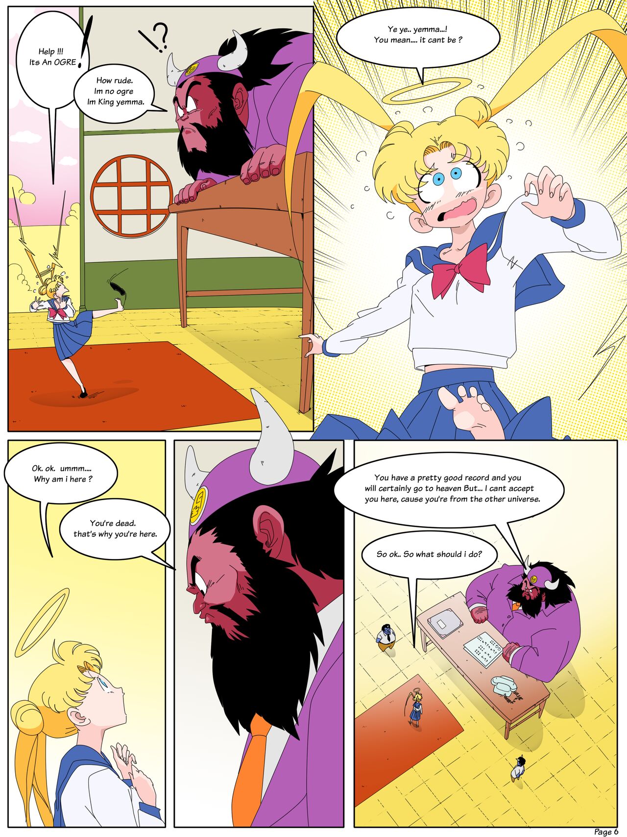 Sailor Moon Isekai Monogatari page 8 full