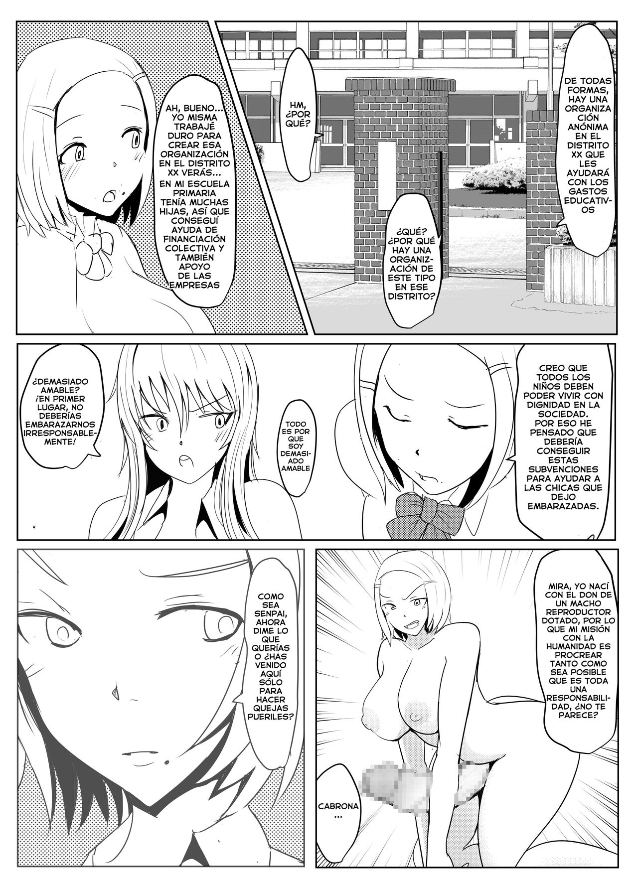 Yarichin Futanarikko no Tanetsuke Nikki JK Hen Sono 2 | Diario de Apareamiento de Yarichin Futanarikko Edición JK Parte 2 page 9 full