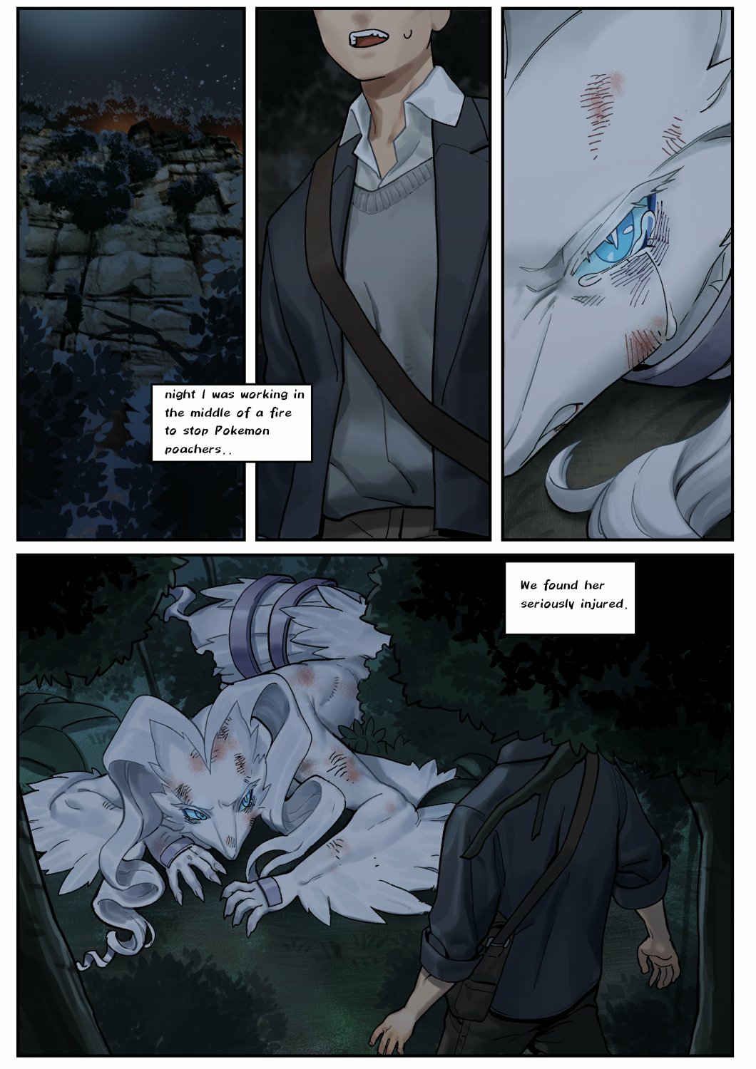 Reshiram x master comic page 1 full