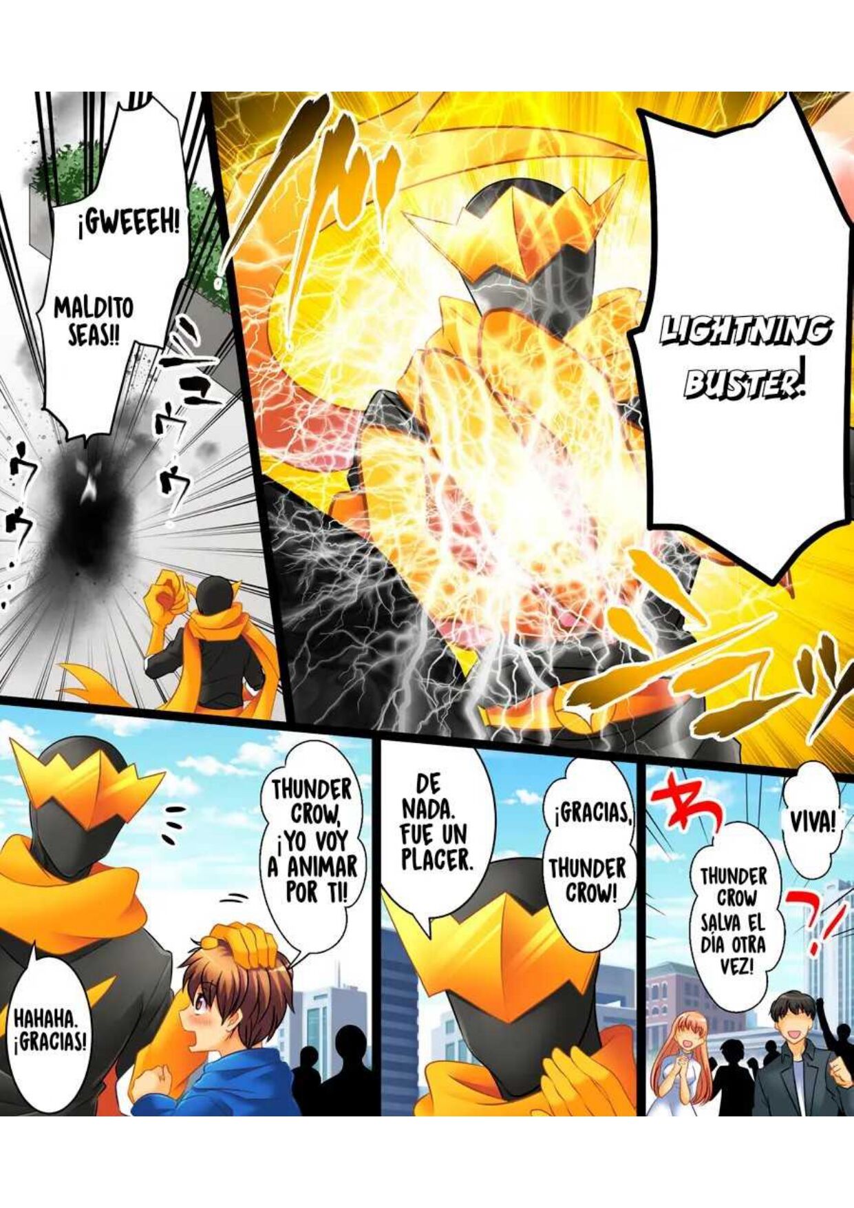 Seigi no Jinrai Thunder Crow ~Aku no Shimai no Imouto e to Ochiru Hero~ page 3 full