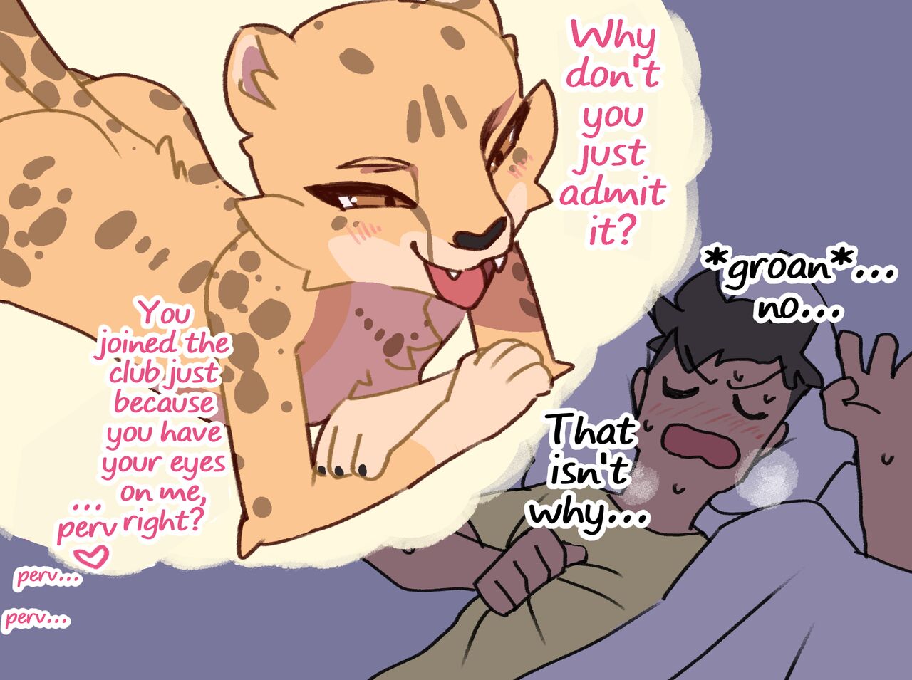 Cheetah Senpai in the Track and Field Club page 5 full