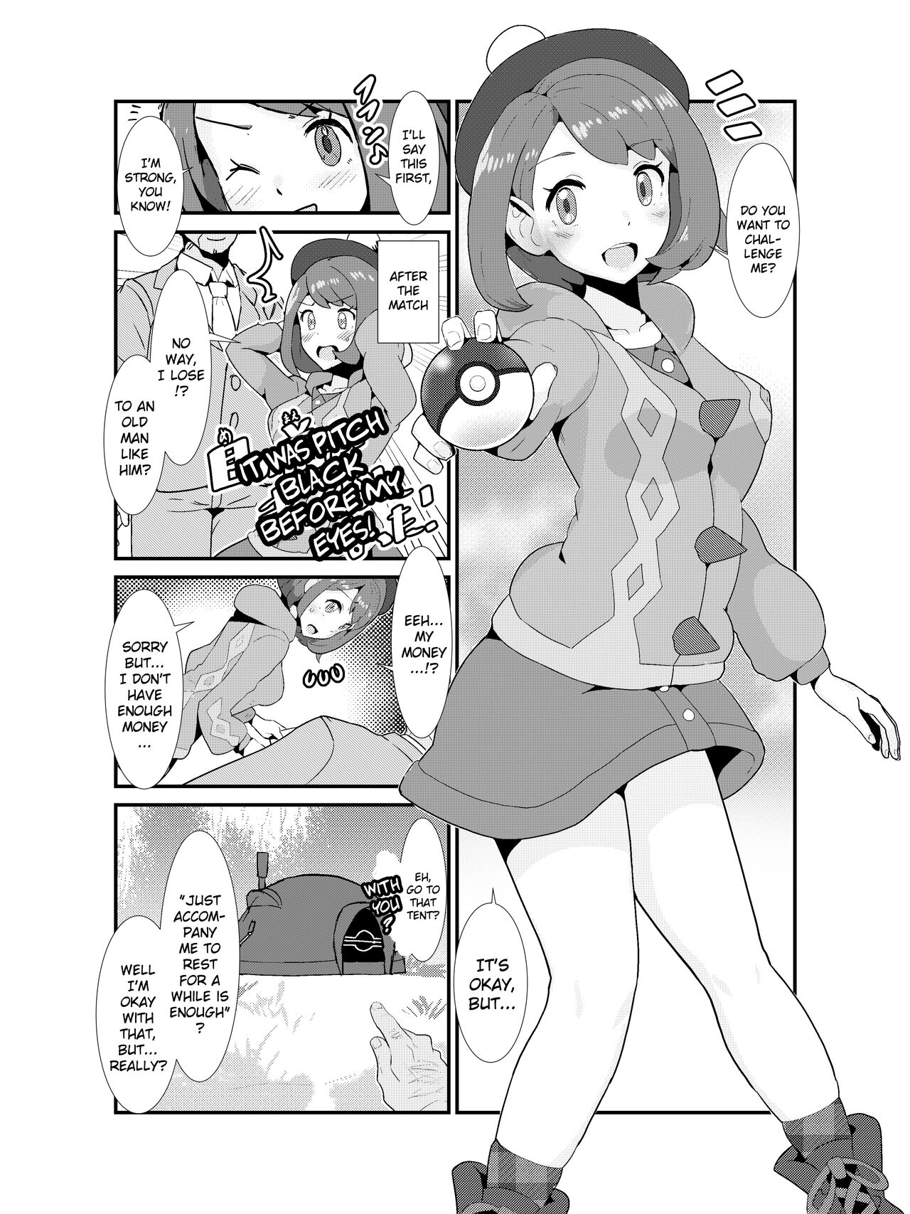 It was pitch black before my eyes! page 1 full