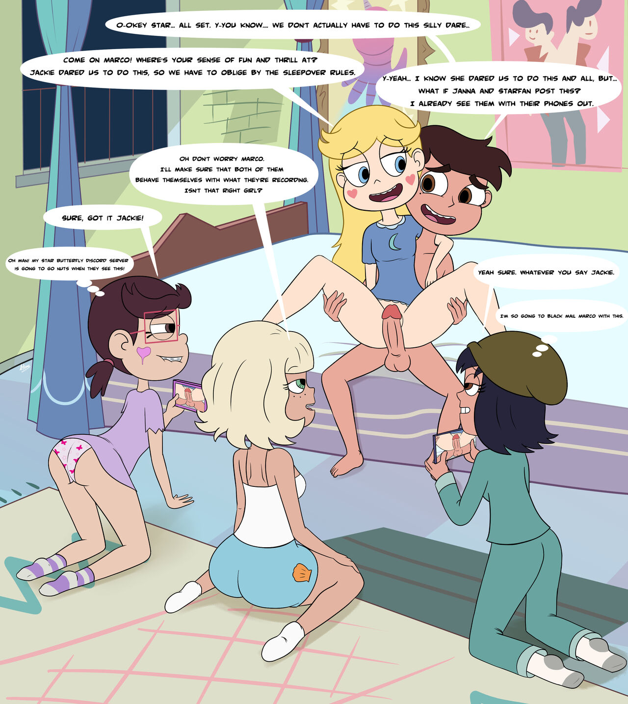 Spicy Sleepover Dares page 1 full