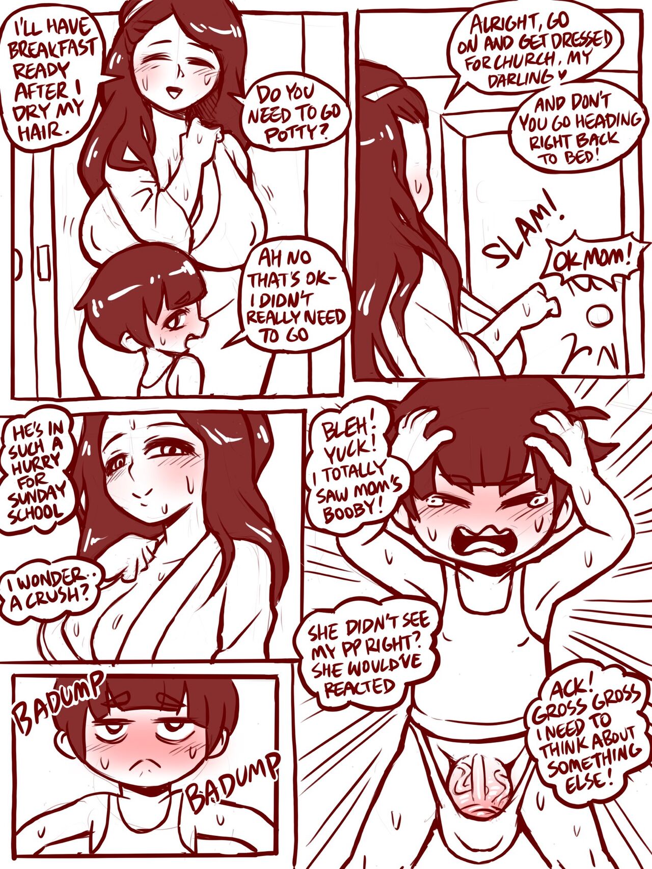 Incest comic + Extra page 2 full