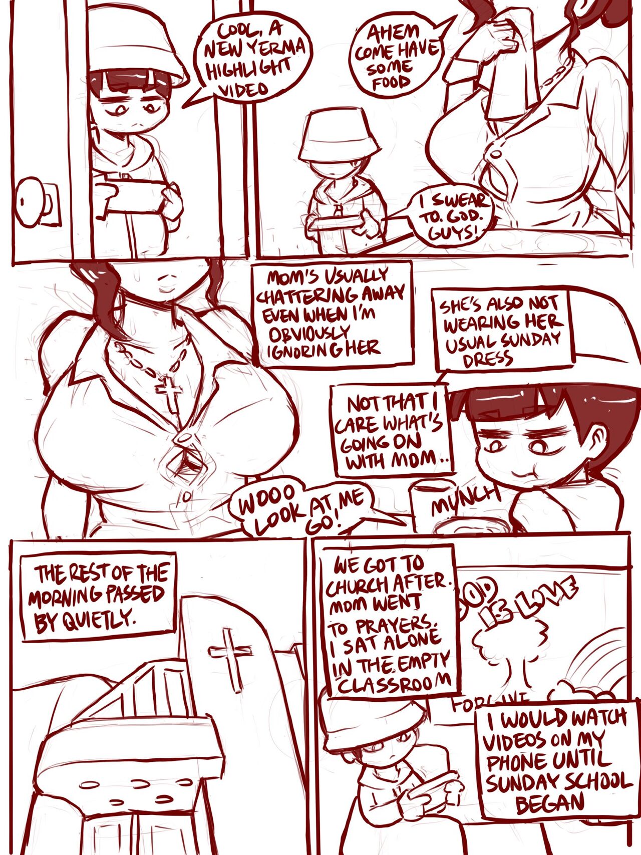 Incest comic + Extra page 5 full