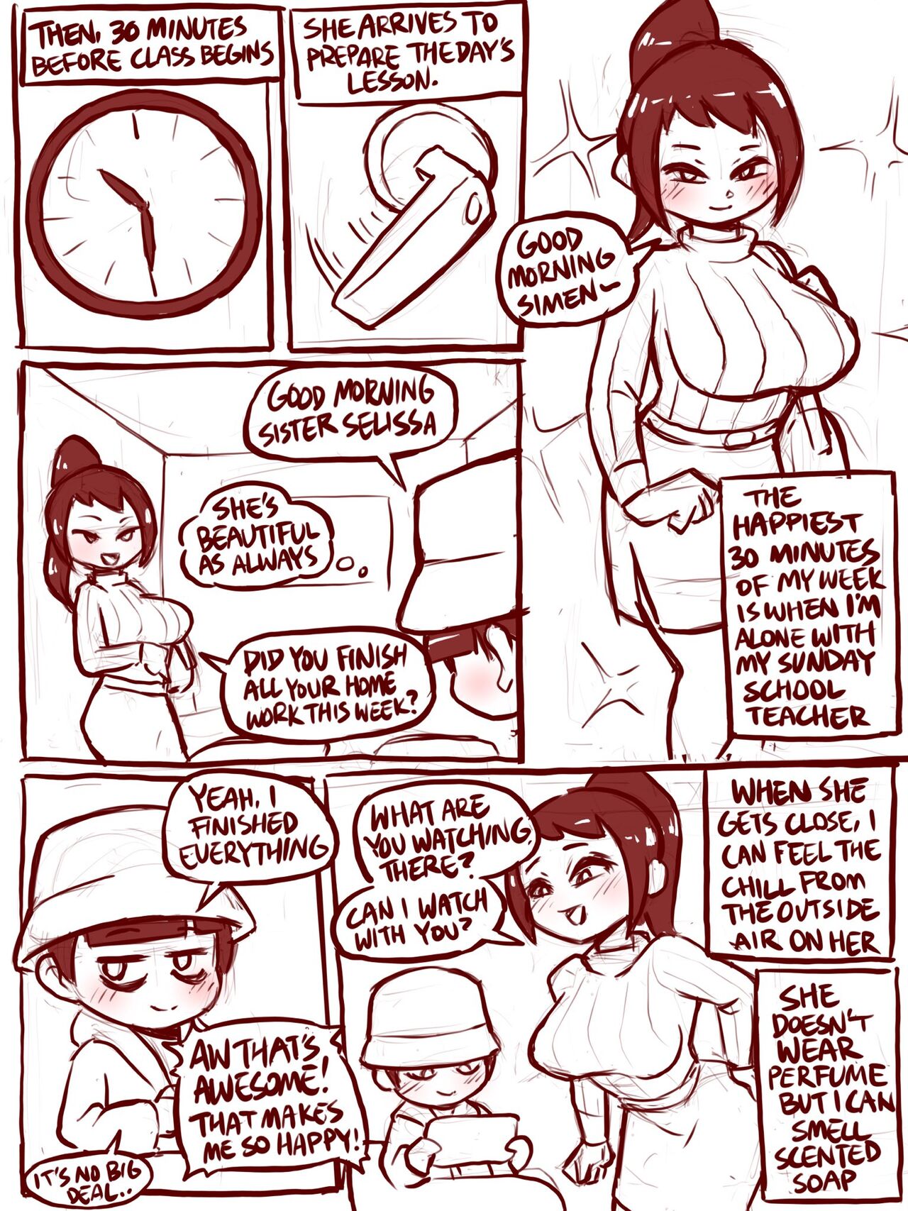 Incest comic + Extra page 6 full