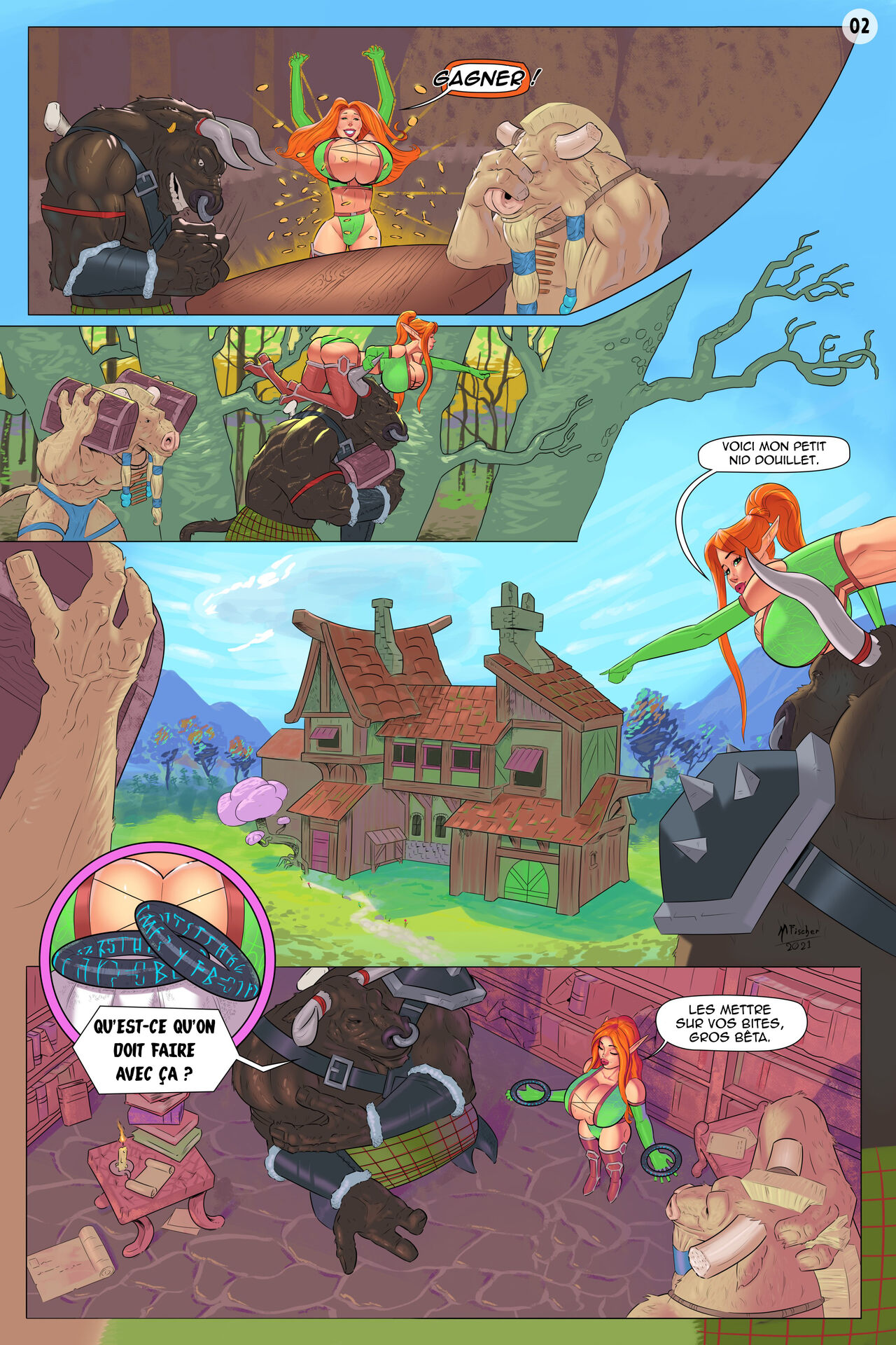 Elica's adventures - Chapter One : The Wild Bet page 3 full