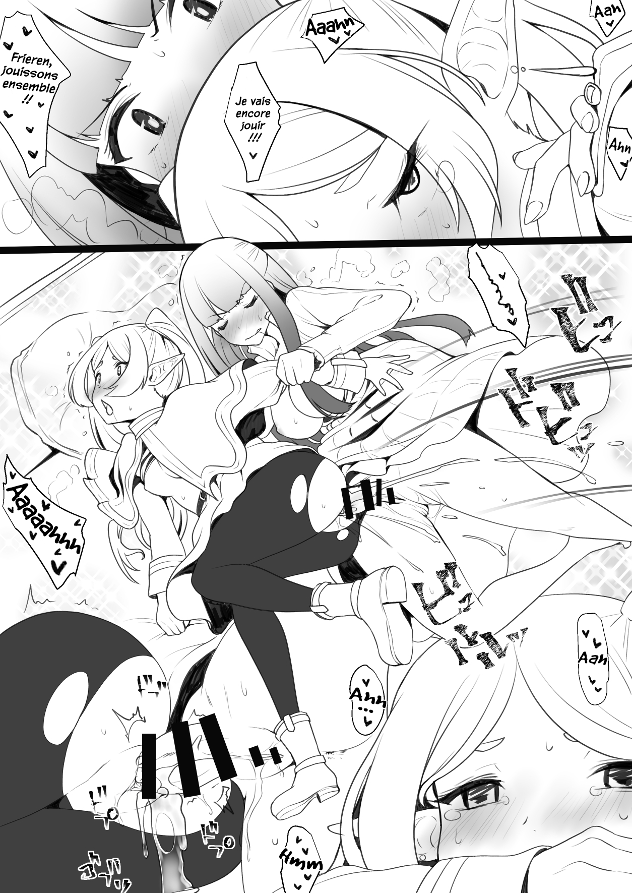 Hen na Ocha Nonde Futanari ni Natta Fern x Frieren page 5 full
