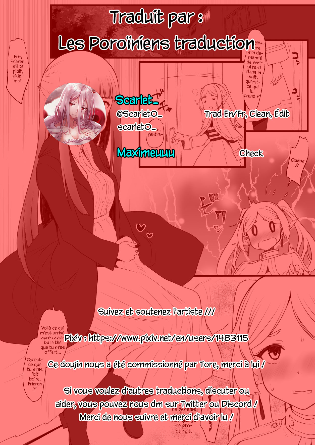 Hen na Ocha Nonde Futanari ni Natta Fern x Frieren page 6 full
