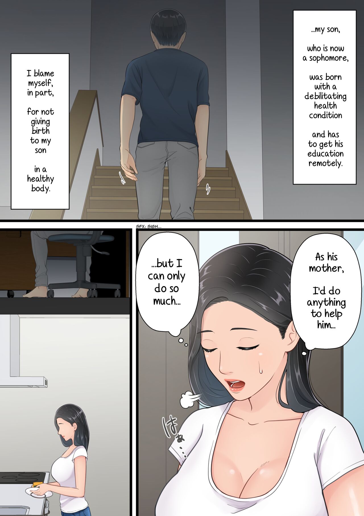 Matomo na Hahaoya ga Musuko no Chinpo ni Ochiru made | When a Good Mom Succumbs to Her Son's Cock page 3 full