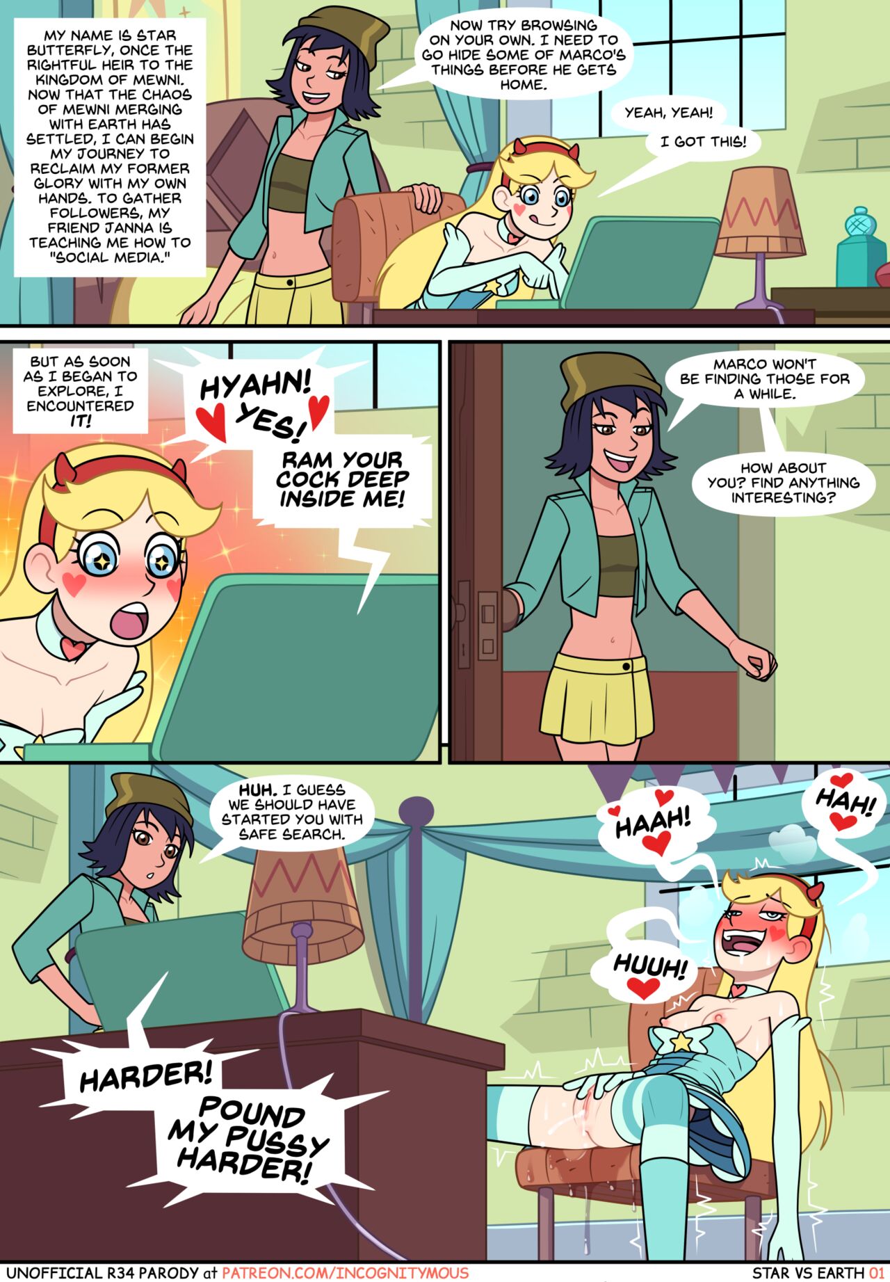 Star vs. Earth page 1 full