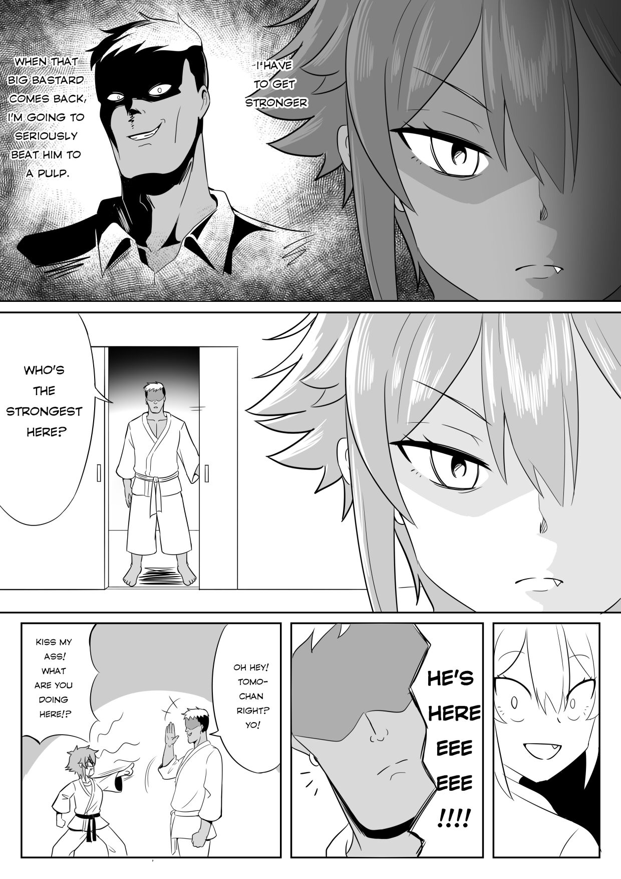 A story about Tomo-chan doing things that girls can't do. page 2 full