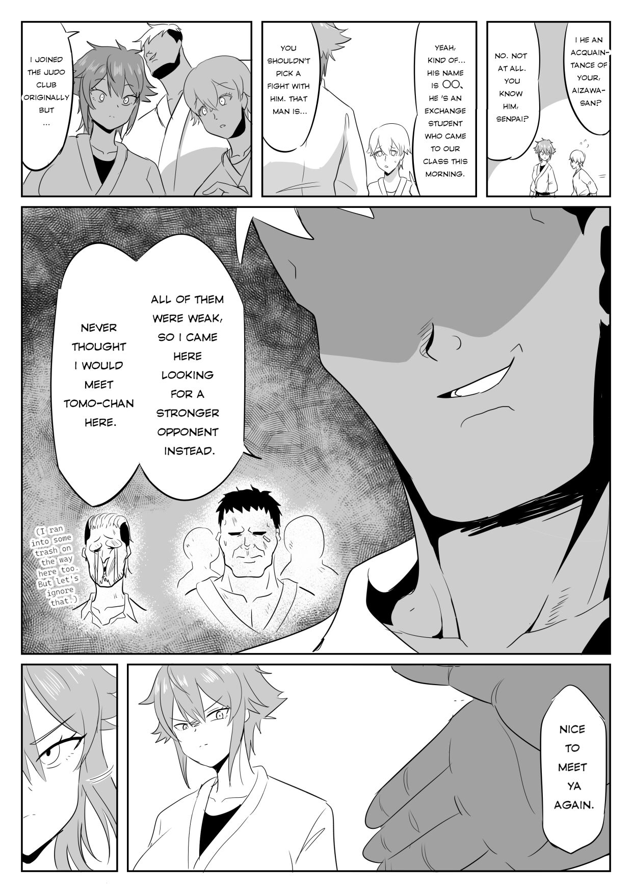 A story about Tomo-chan doing things that girls can't do. page 3 full