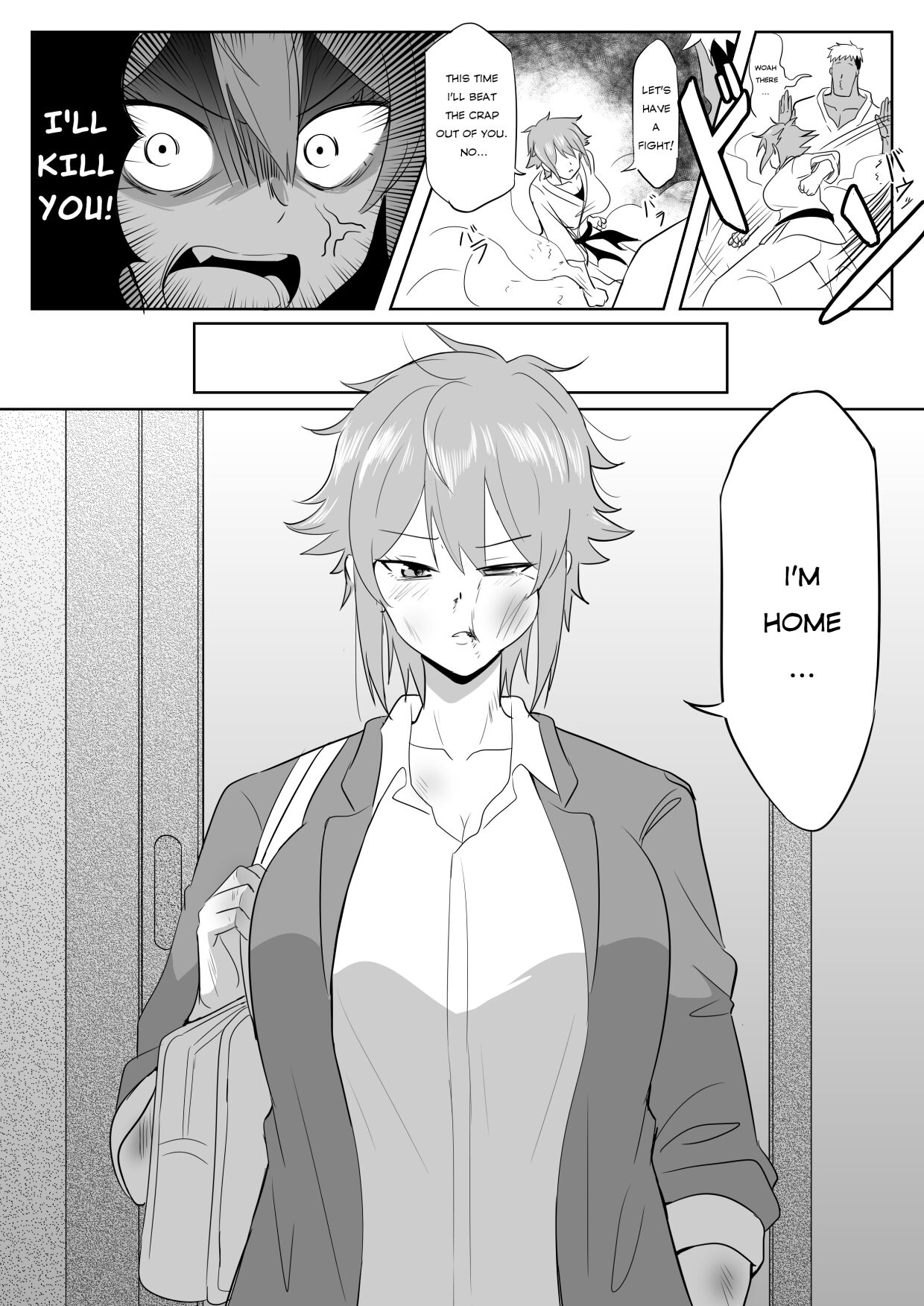 A story about Tomo-chan doing things that girls can't do. page 5 full