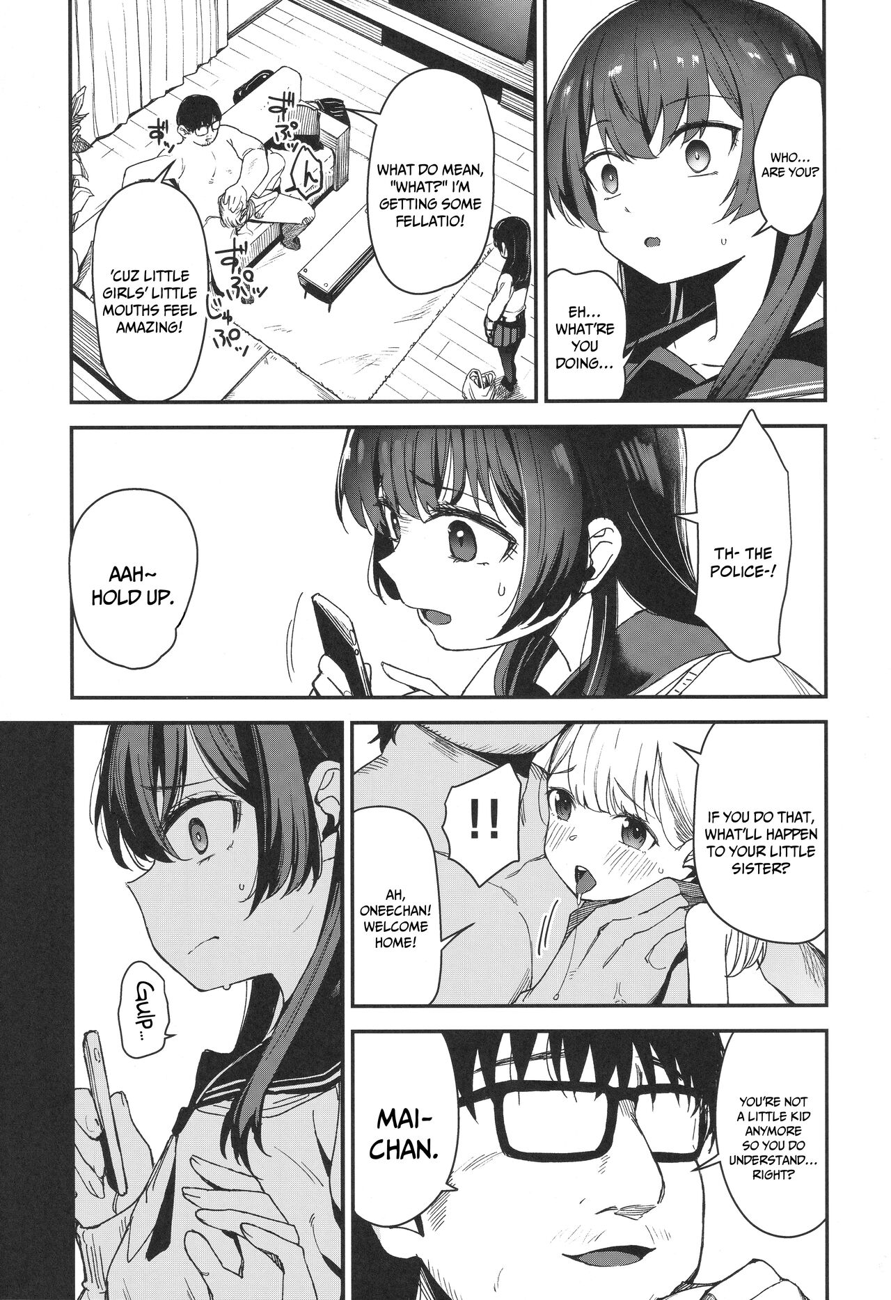 Shoujo Shimai wa Okasareru Re:Rape Bangai-hen | These 2 Young Sisters Are Going To Get Fucked Re:Rape Extra Edition page 4 full