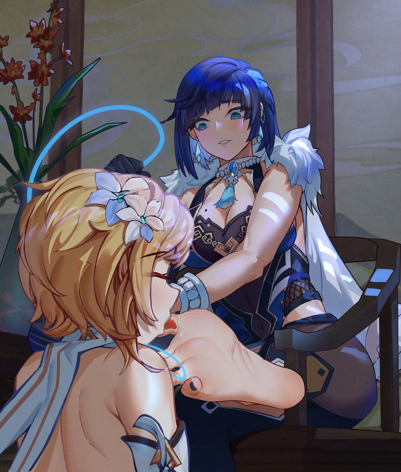 Yelan x Lumine page 10 full