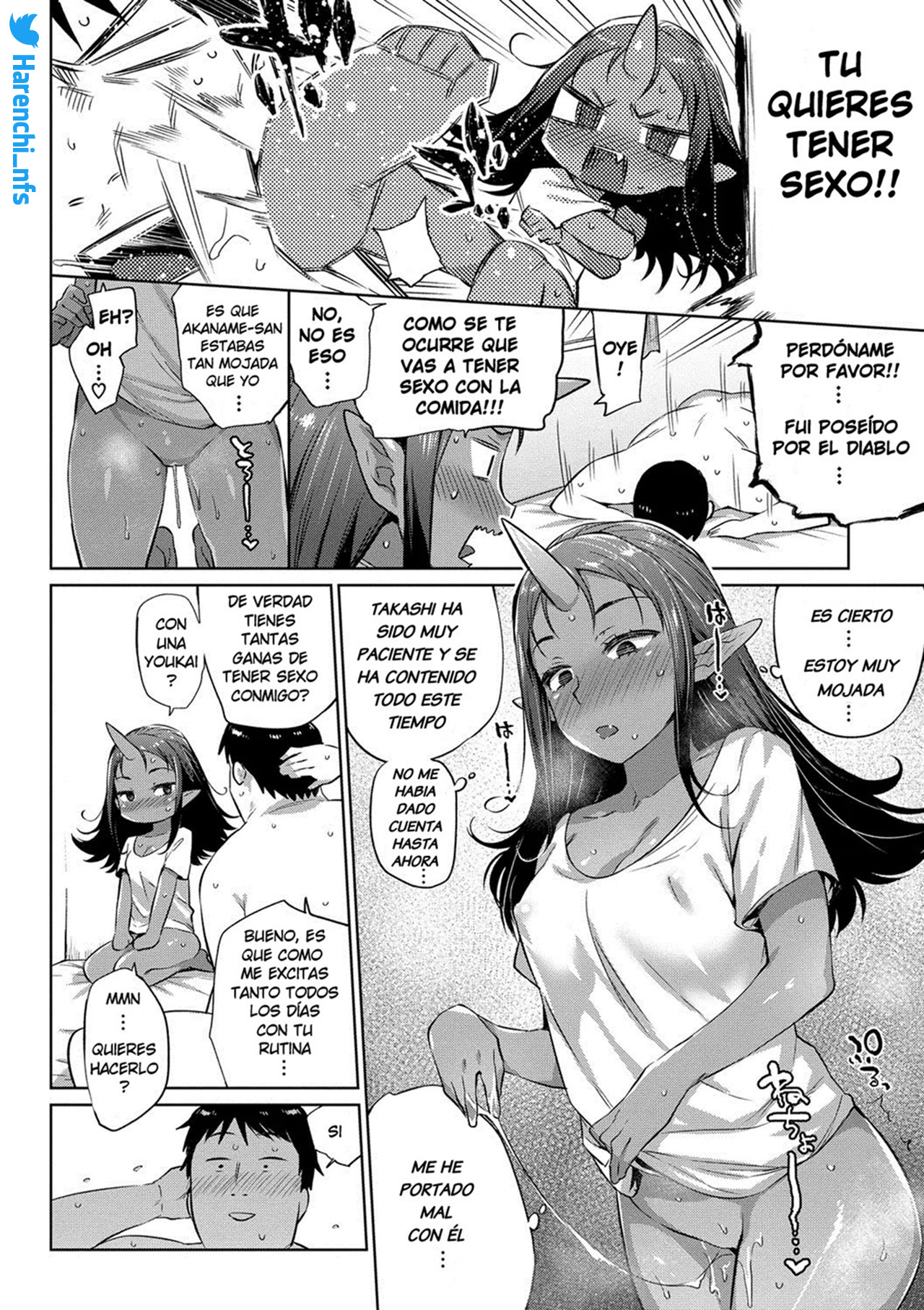 Asedaku Otoko to Akaname-san | El Hombre Sudoroso Y Akaname-san page 10 full