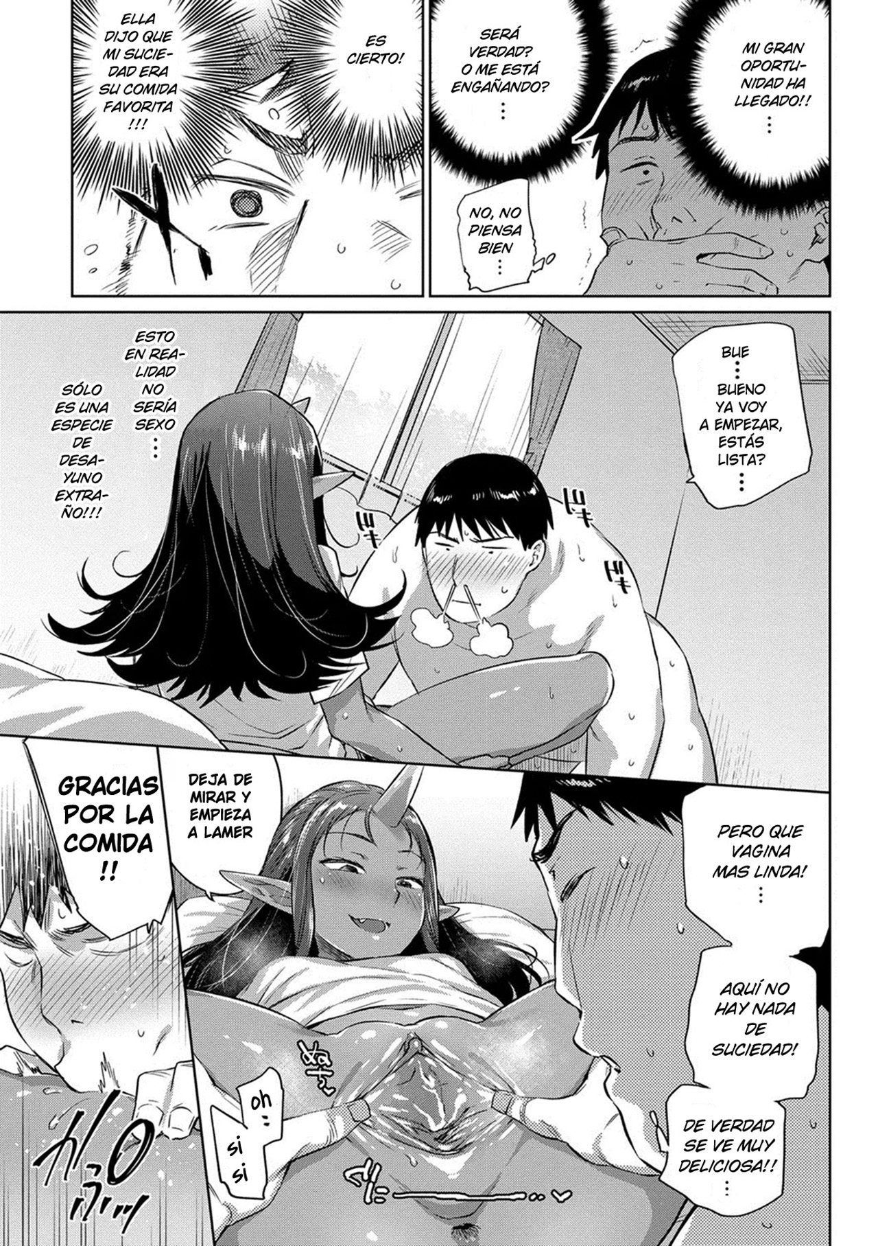 Asedaku Otoko to Akaname-san | El Hombre Sudoroso Y Akaname-san page 7 full