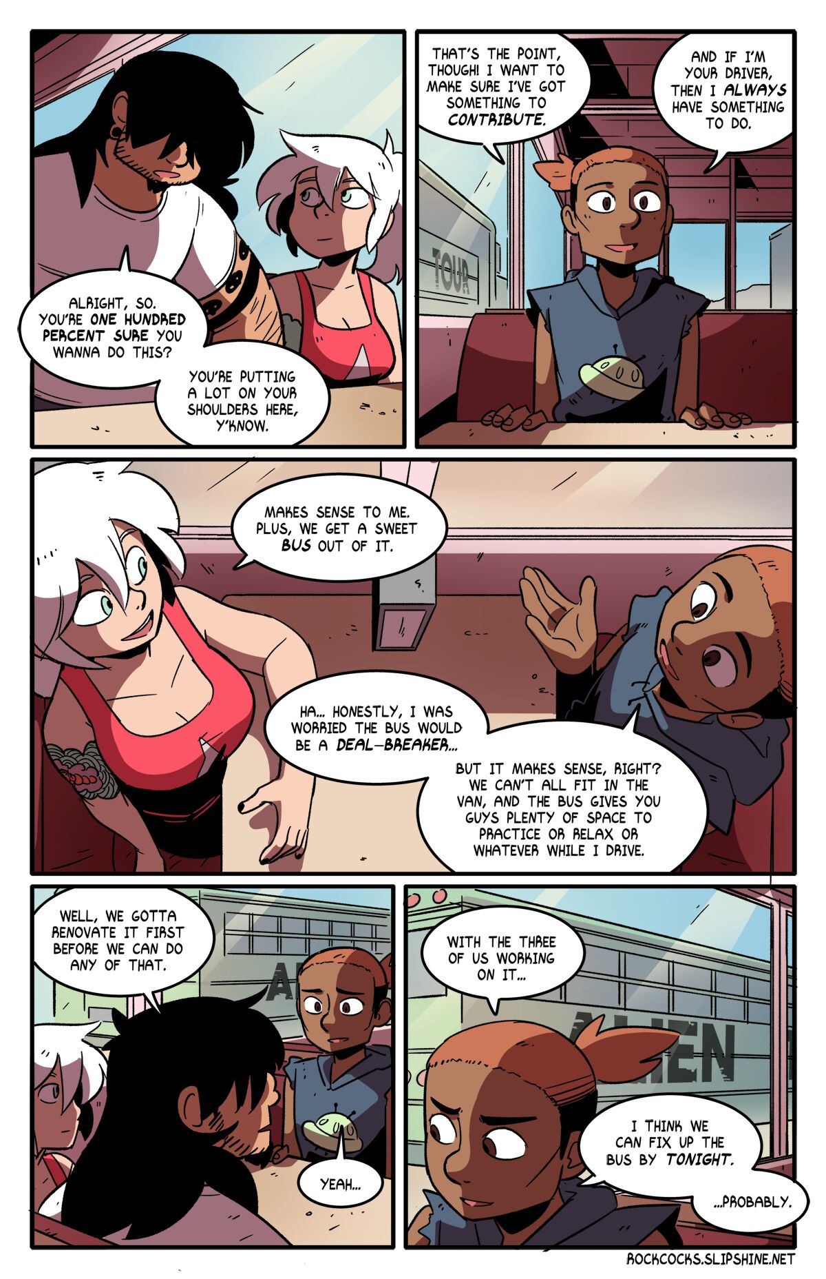 The Rock Cocks - Track 8: Enter the Cockpit page 4 full