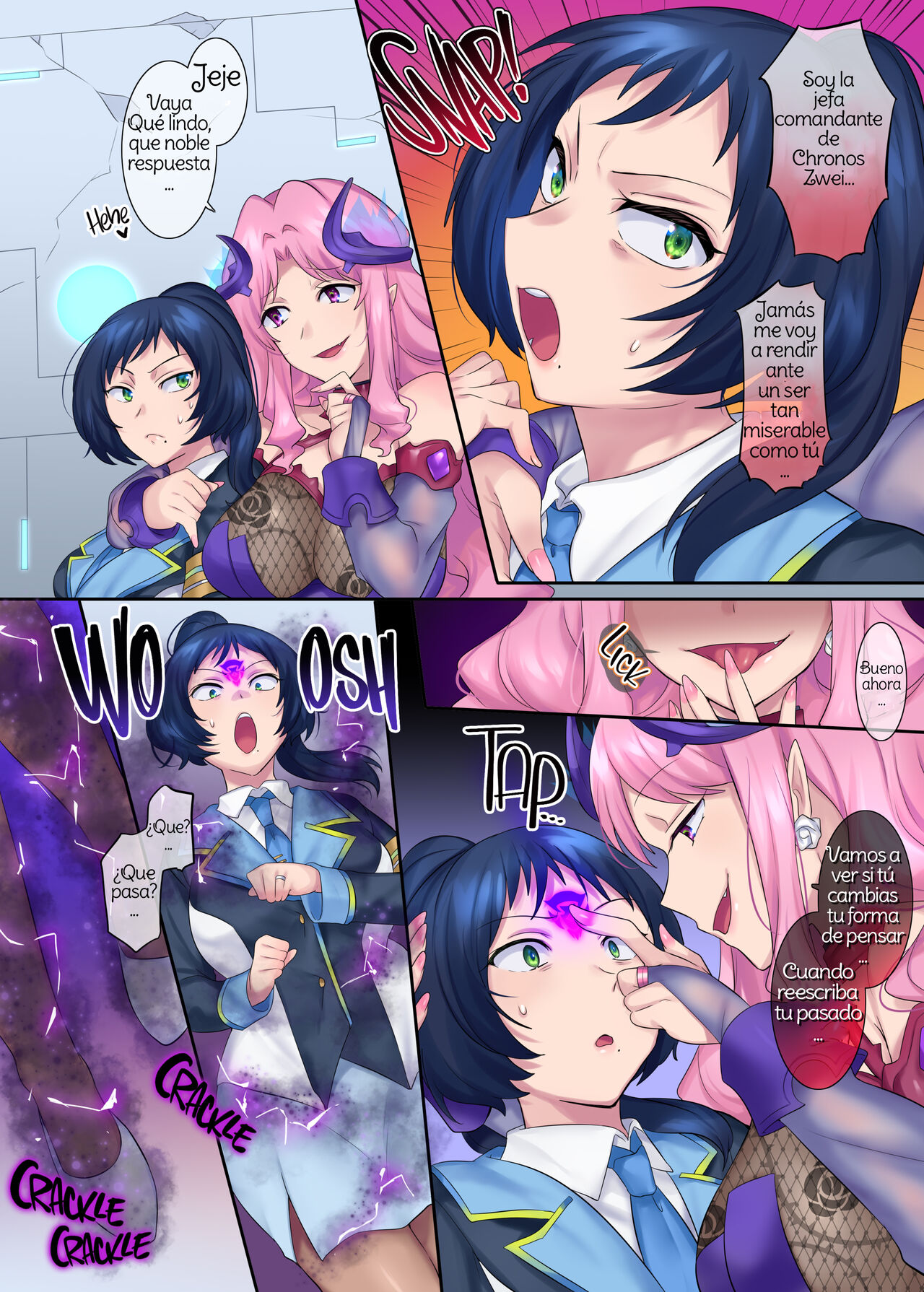 Hero TS Kako Kaihen ~Anata wa Zako Sentouin no Ko Datta yo ne~ | The hero got his past rewritten and turned into a woman! ~You're my low level combatant's daughter, aren't you?~ Spanish page 6 full