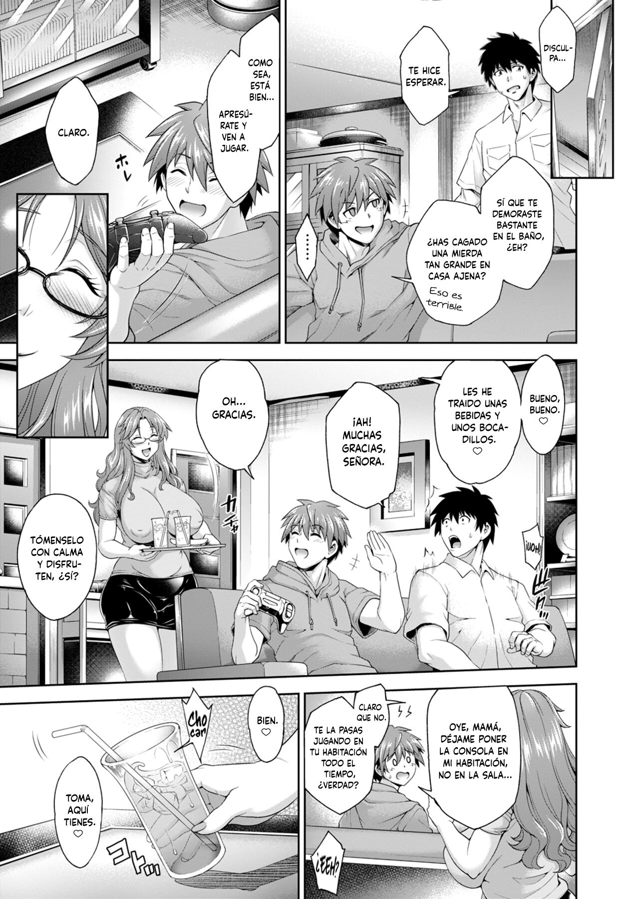Dohamari Mama ~Musuko no Shinyuu to Yaritai Mesu~ | La desquiciada obsesión de una madre ~Una zorra hambrienta por el mejor amigo de su hijo~ page 9 full