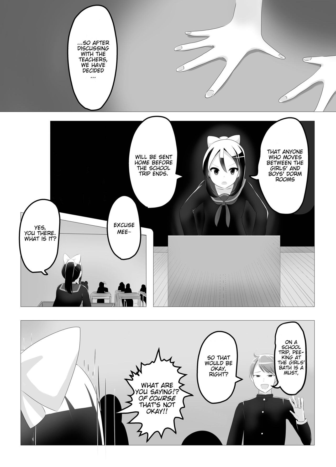 Bodyswapped School Trip page 3 full