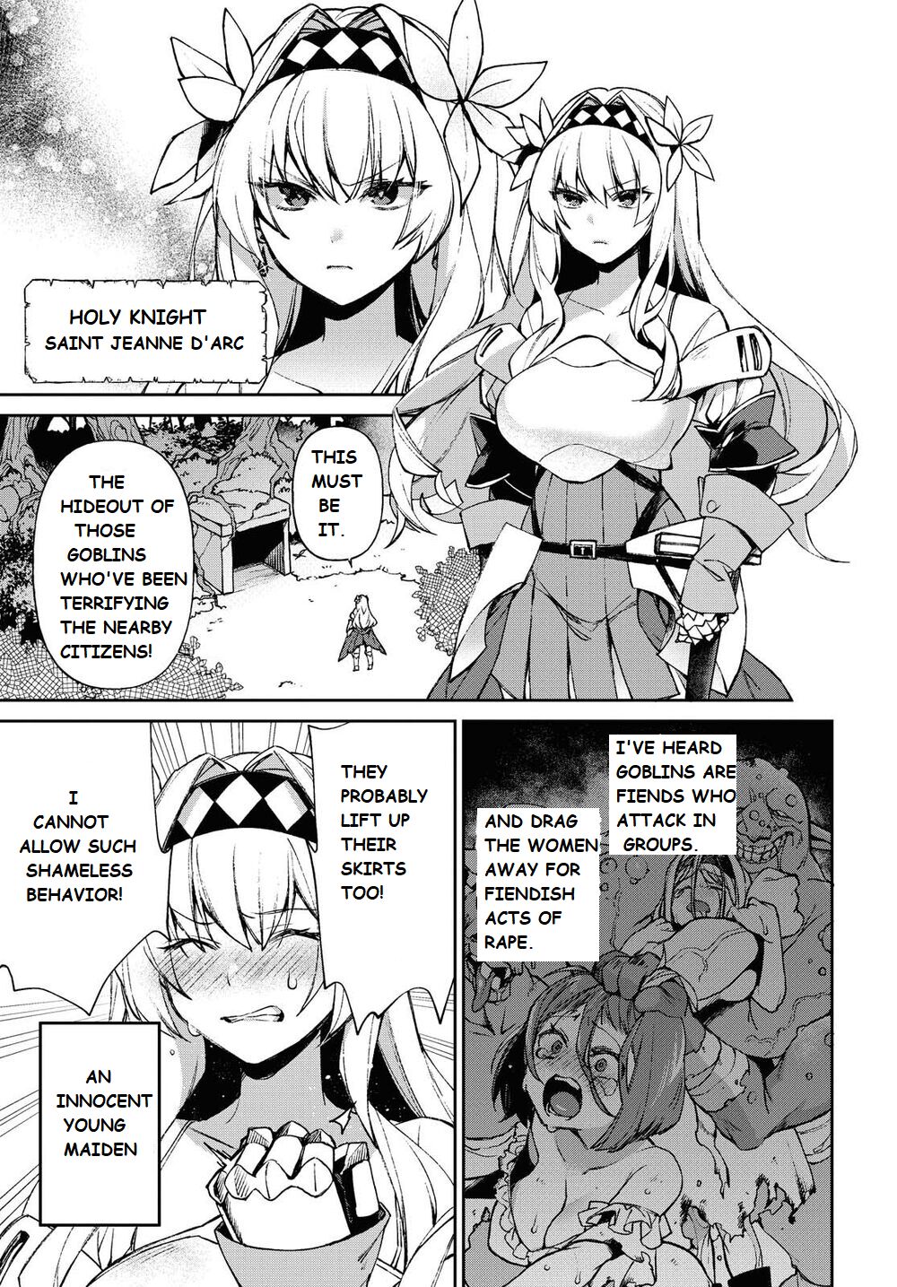 Onna Kishi Goblin | Female Knight Goblin Ch. 1 page 3 full
