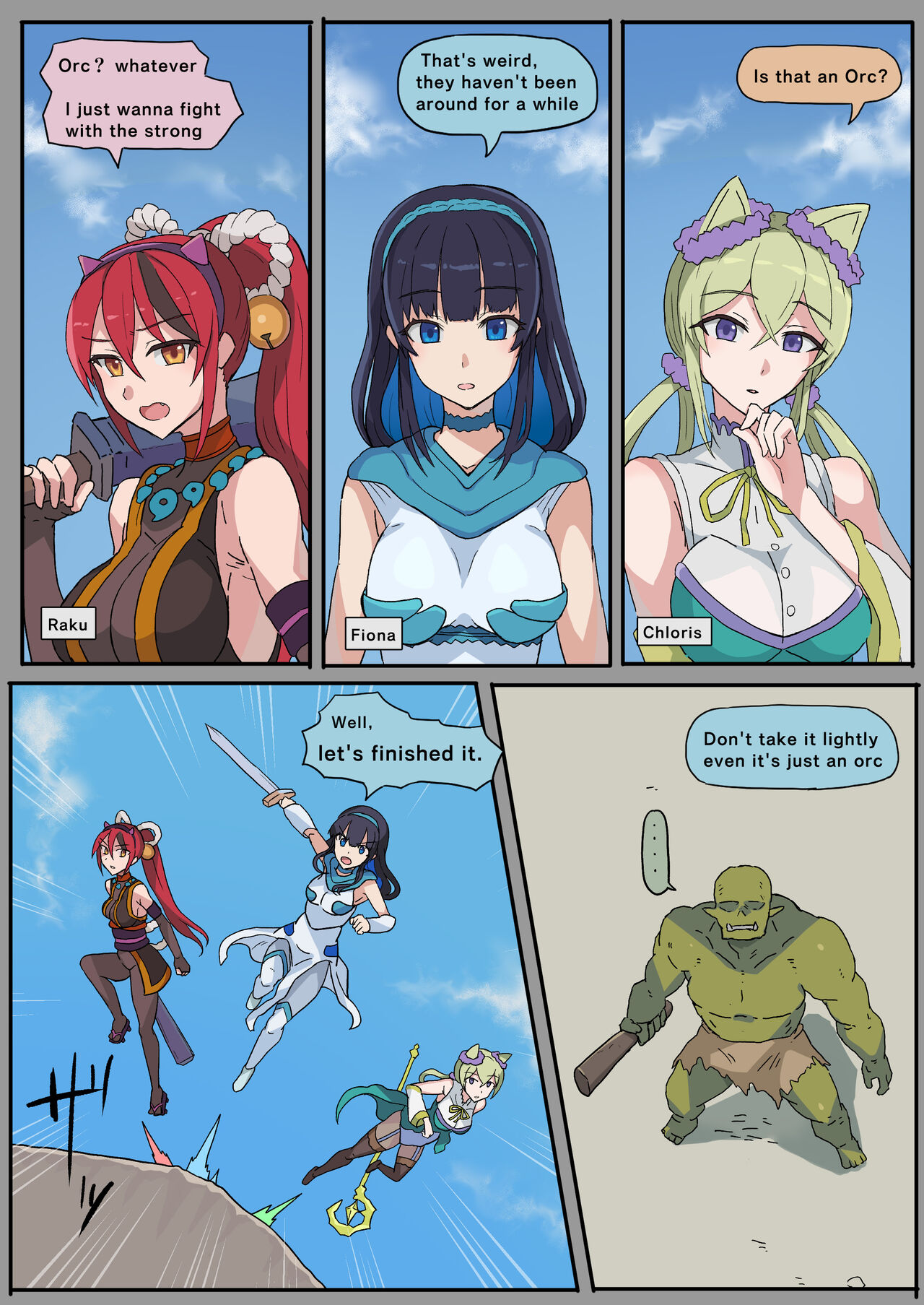 A female knight gives birth to an orc child page 3 full