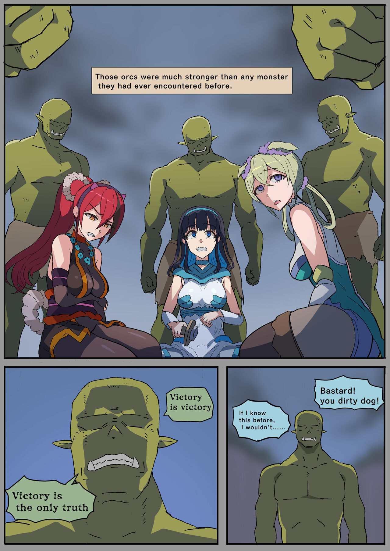 A female knight gives birth to an orc child page 6 full