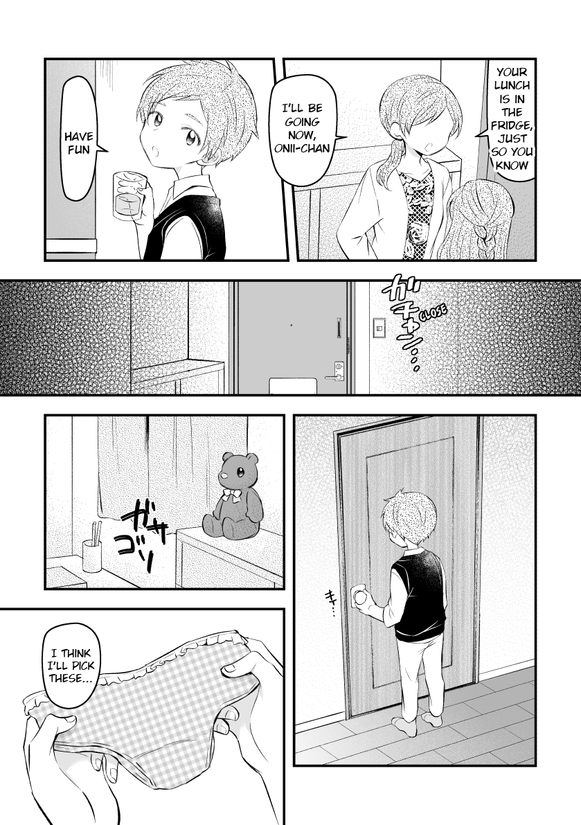 Josou o Imouto no Tomodachi ni Mirarete Morashichau Otokonoko | A Boy Who Wet Himself When He Was Seen Crossdressing by His Little Sister's Friend page 1 full