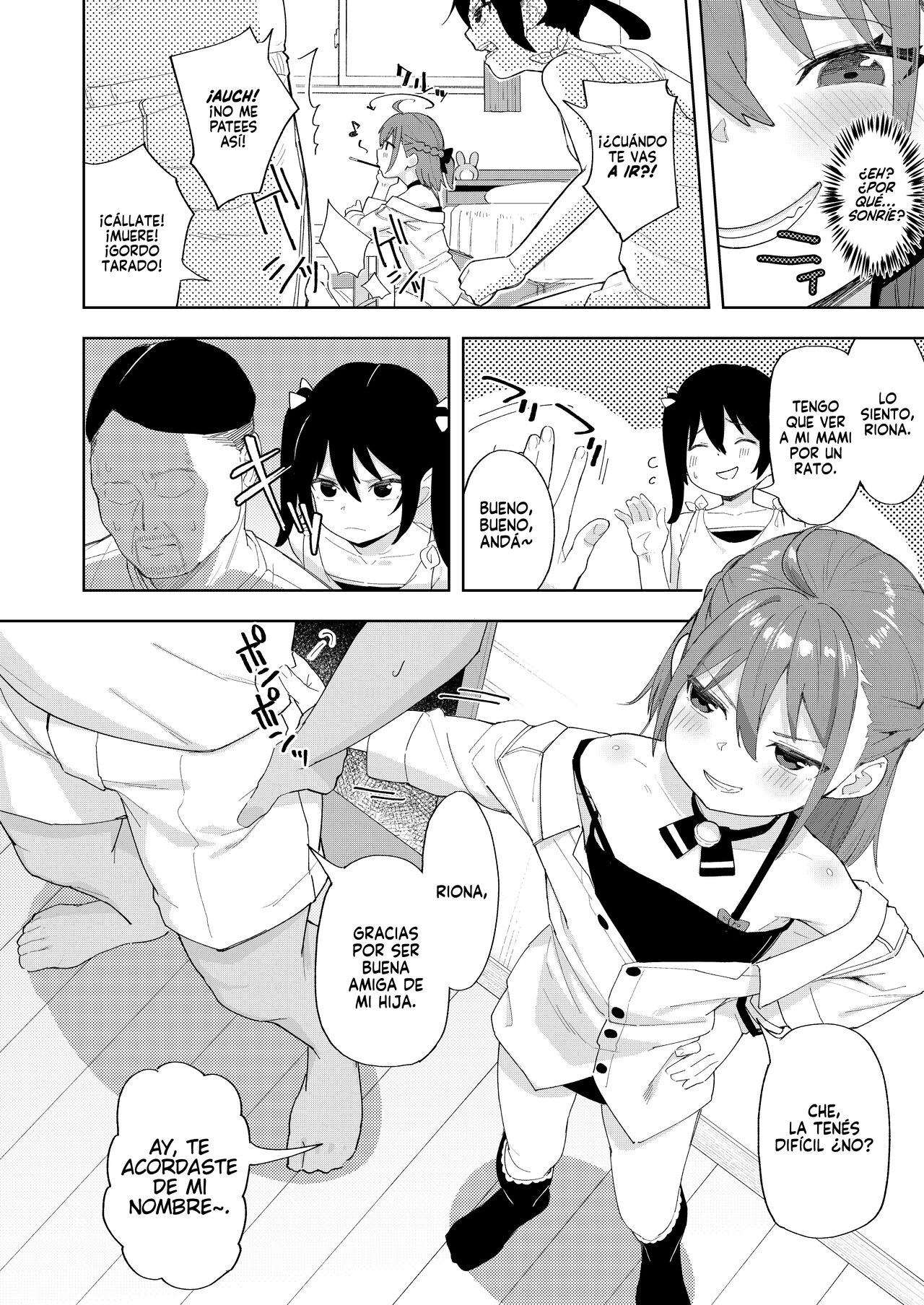 Musume no Tomodachi no Mesugaki ni Okasaremashita | Fui Violado por una Mocosa que es Amiga de mi Hija page 4 full