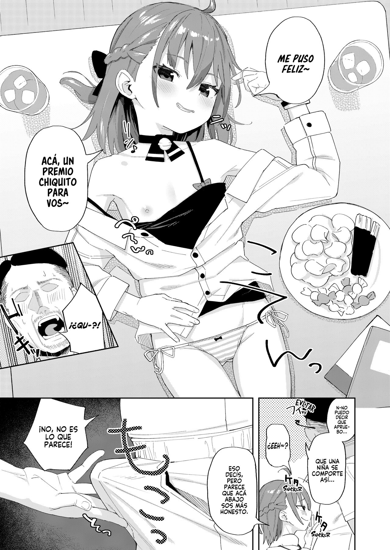 Musume no Tomodachi no Mesugaki ni Okasaremashita | Fui Violado por una Mocosa que es Amiga de mi Hija page 5 full