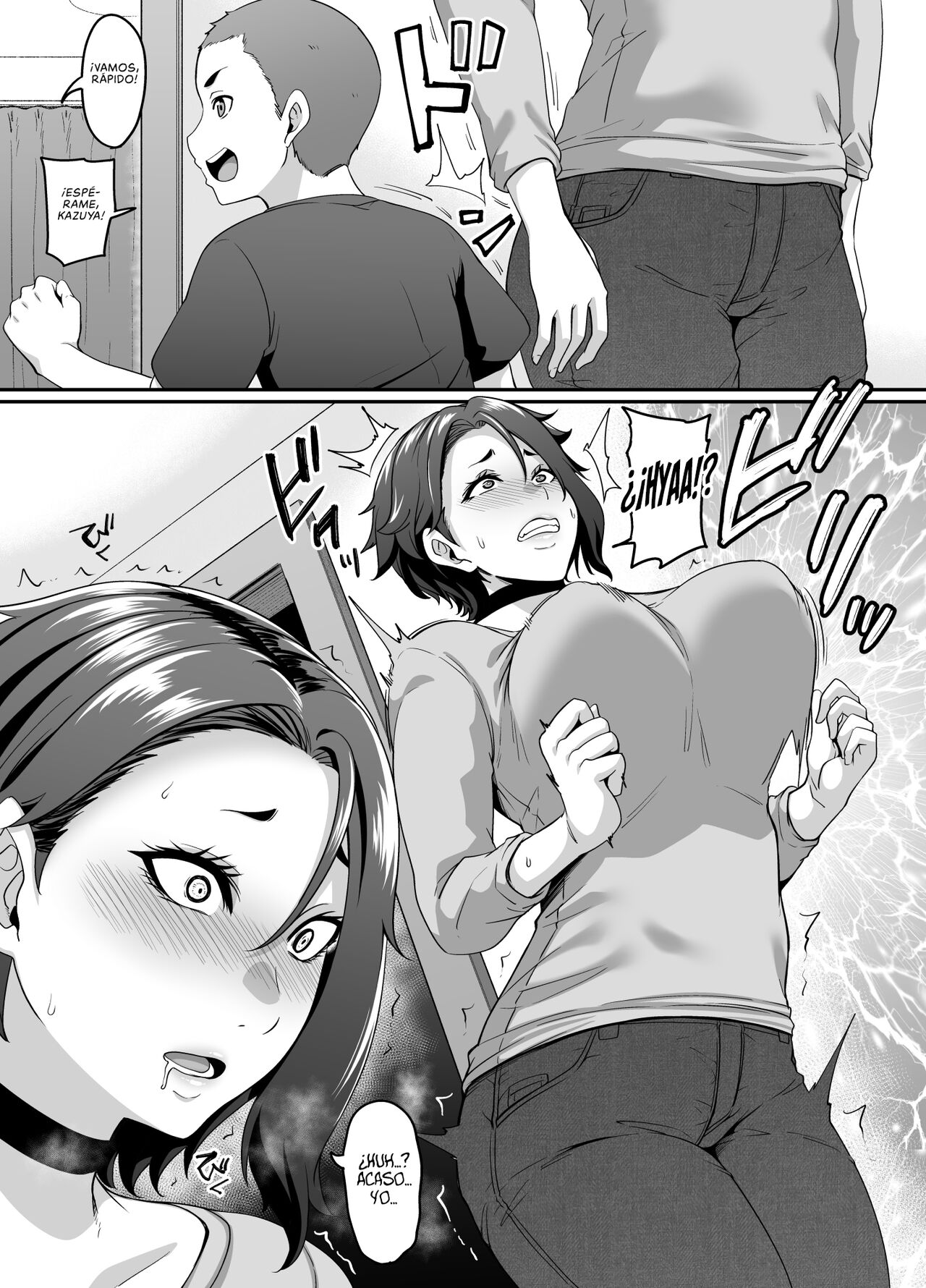 Musuko no Tomodachi  ni Miryou Sareta YanMama wa Mesu ni Naru | Una Madre Fascinada con el Mejor Amigo de su Hijo  Desea Convertirse en su Mujer page 5 full