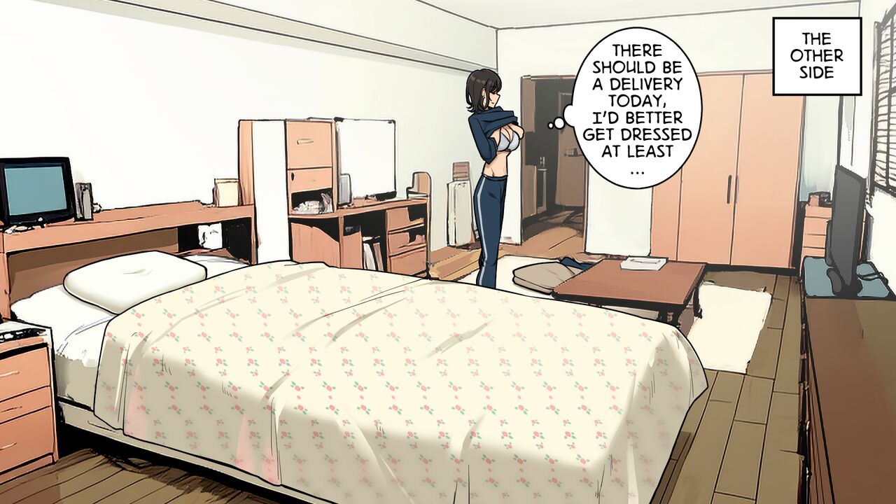 Takuhaibin no Uketorikata ga Dandan Darashinaku Natte Iku OL-chan  | A Woman Whose Greetings to the Delivery Man Gradually Get Sloppier page 5 full