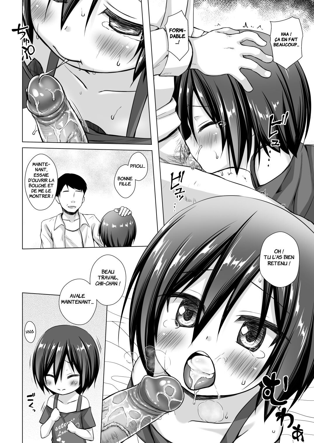 Chichi to Ani to Dorei na Watashi 2 | Mon Beau-père, Mon Beau-frère Et L'esclave, Moi 2 page 9 full