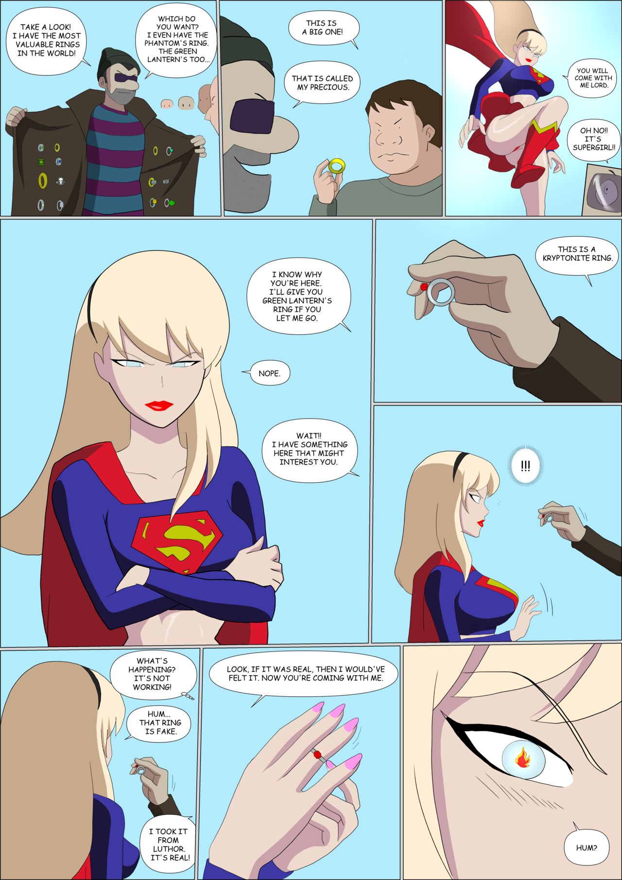 Supergirl X Wonder Woman page 2 full