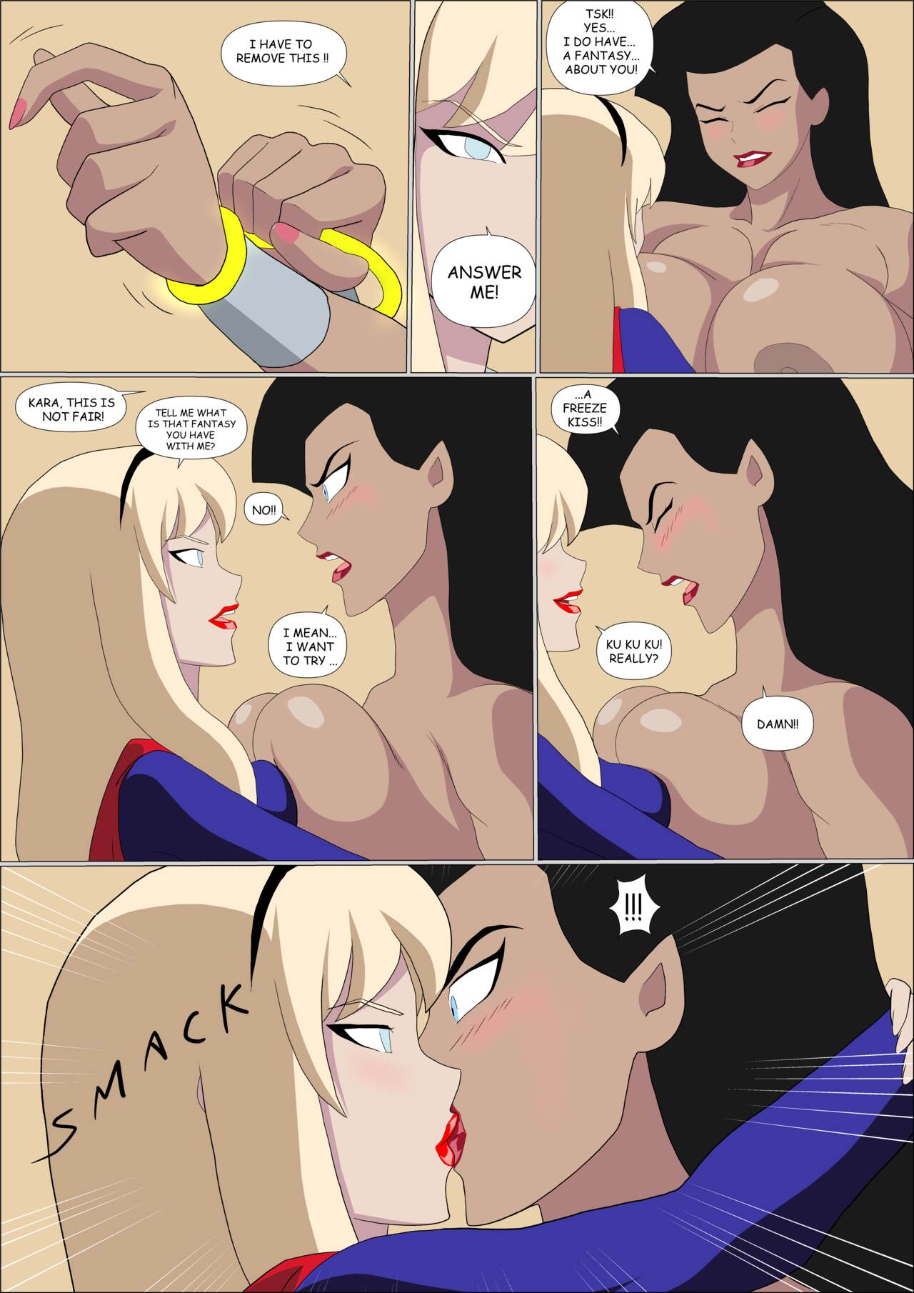 Supergirl X Wonder Woman page 7 full